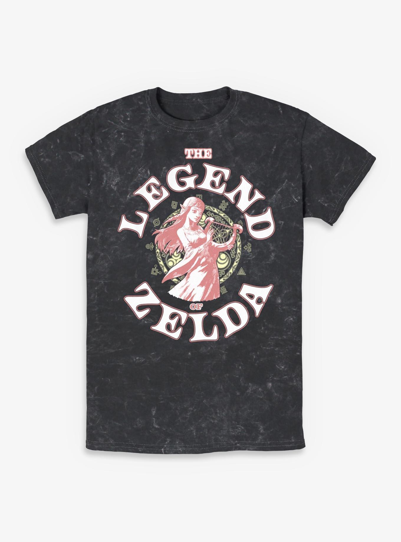 Nintendo The Legend Of Zelda Boho Zelda Mineral Wash T-Shirt, , hi-res