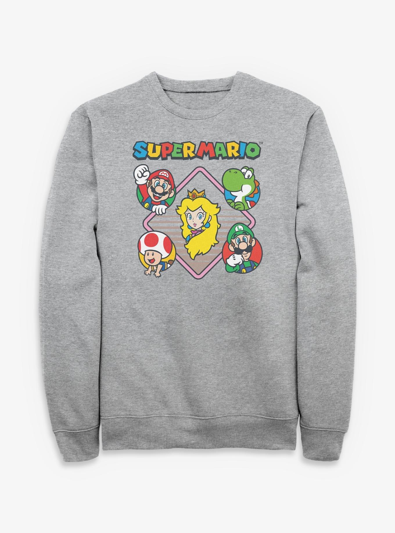 Nintendo Super Mario Crew Sweatshirt, , hi-res