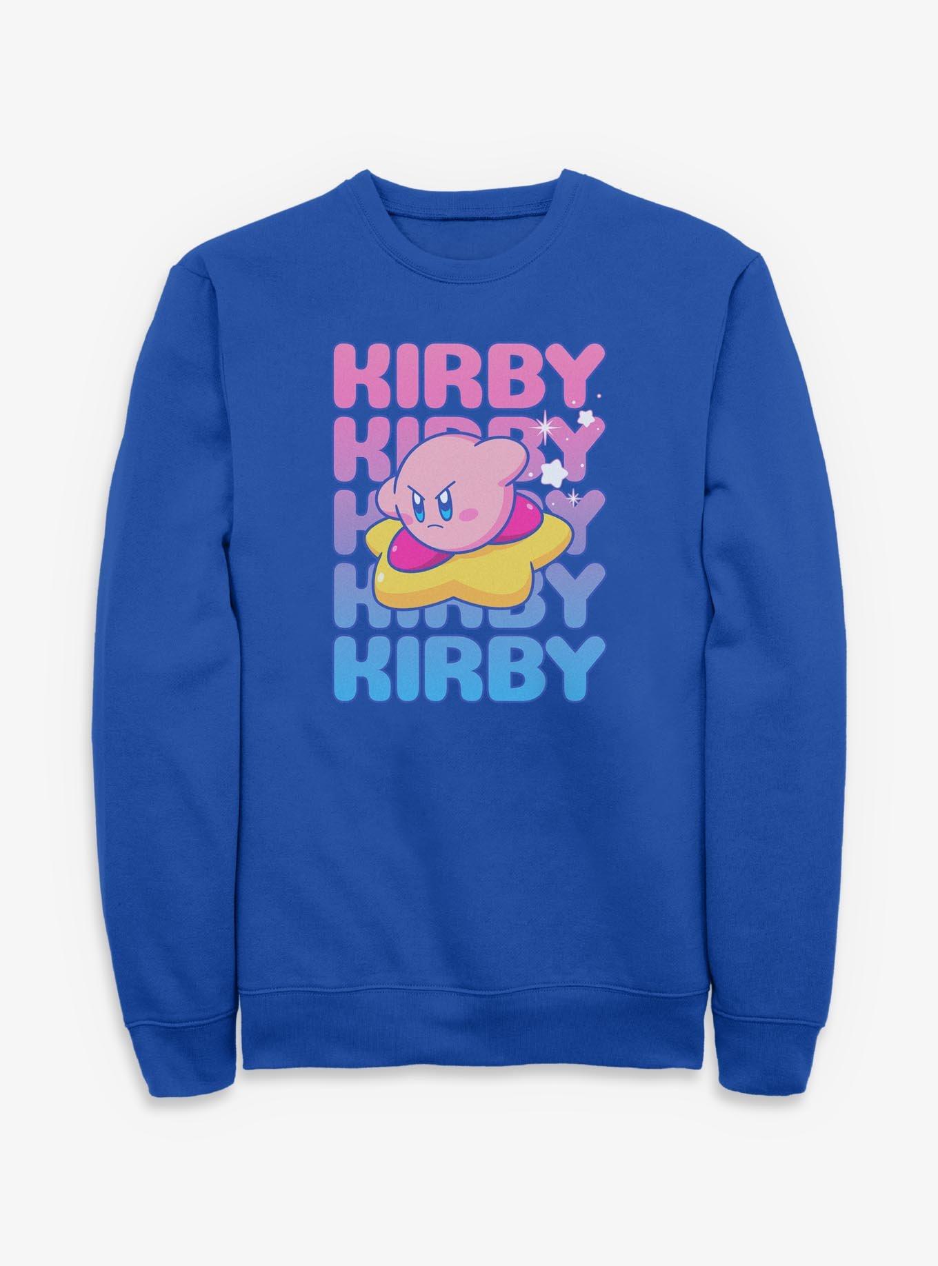 Nintendo Kirby Text Stack Sweatshirt