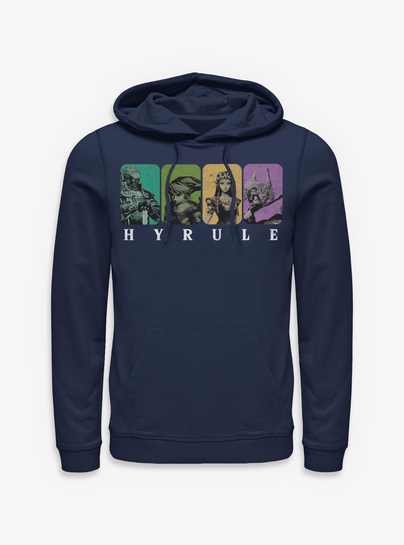 Nintendo Hyrule Character Panels Hoodie, , hi-res