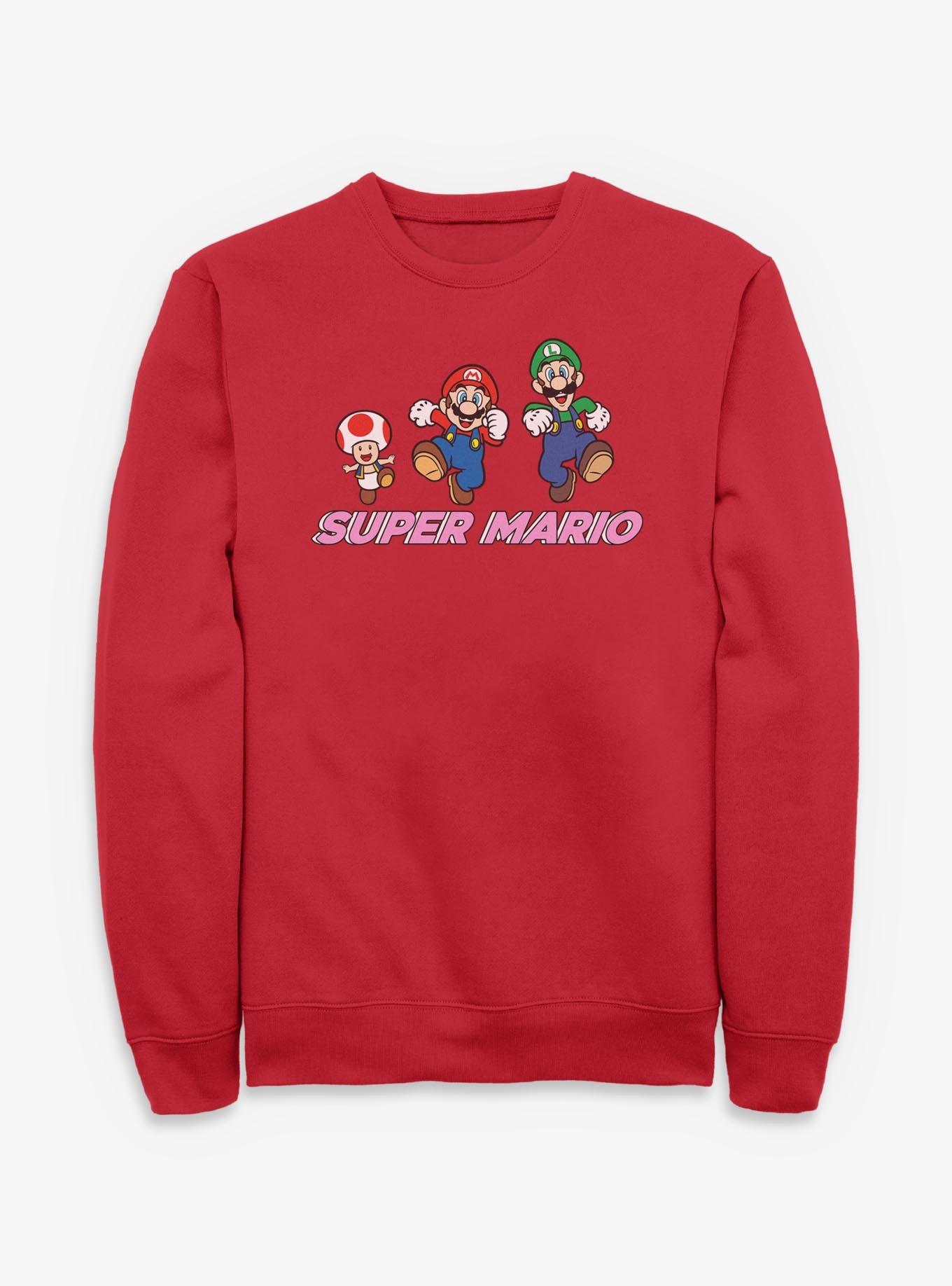Nintendo Super Mario Group Walk Sweatshirt, , hi-res