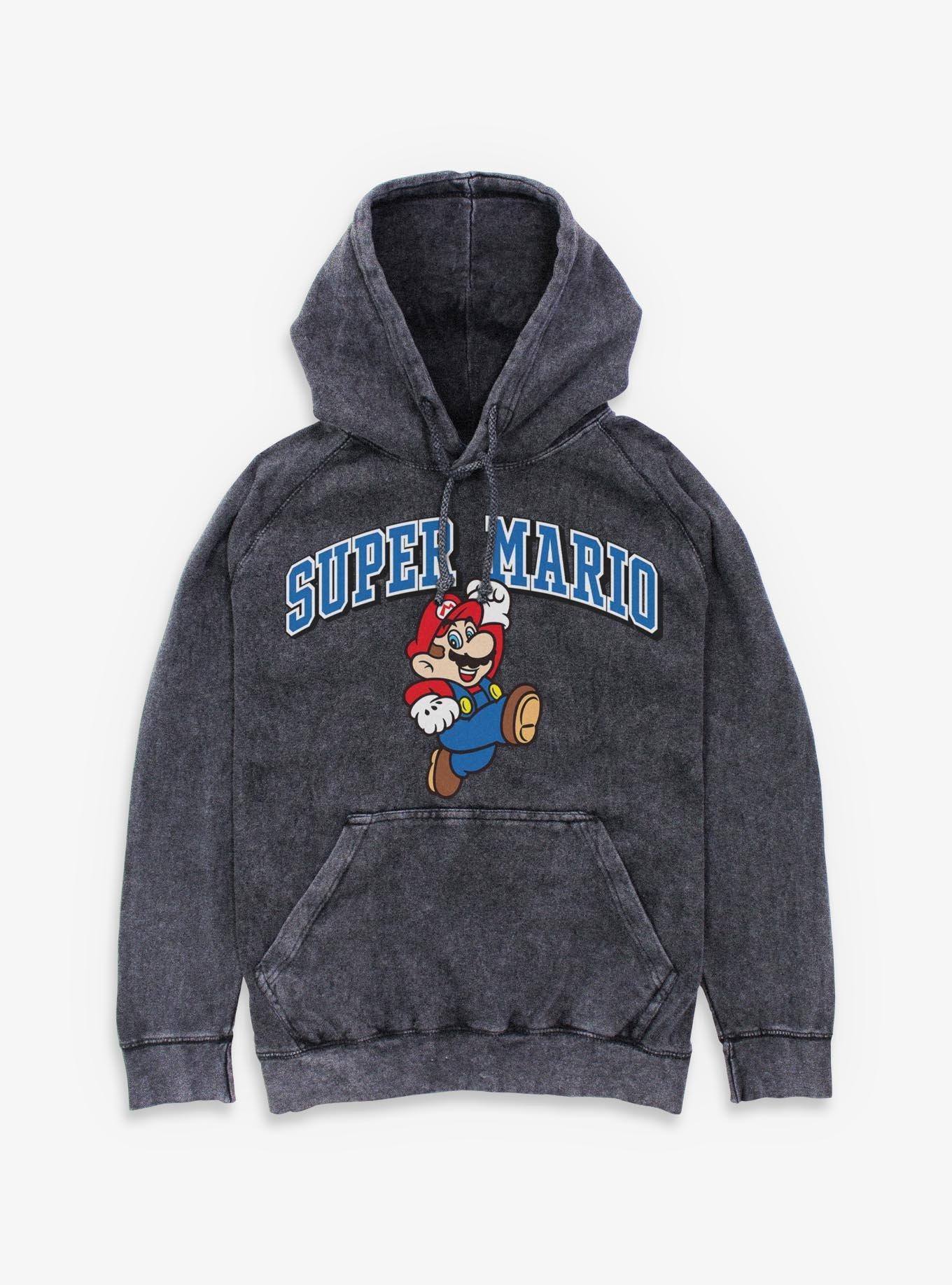 Nintendo Superstar Mario Mineral Wash Hoodie, , hi-res