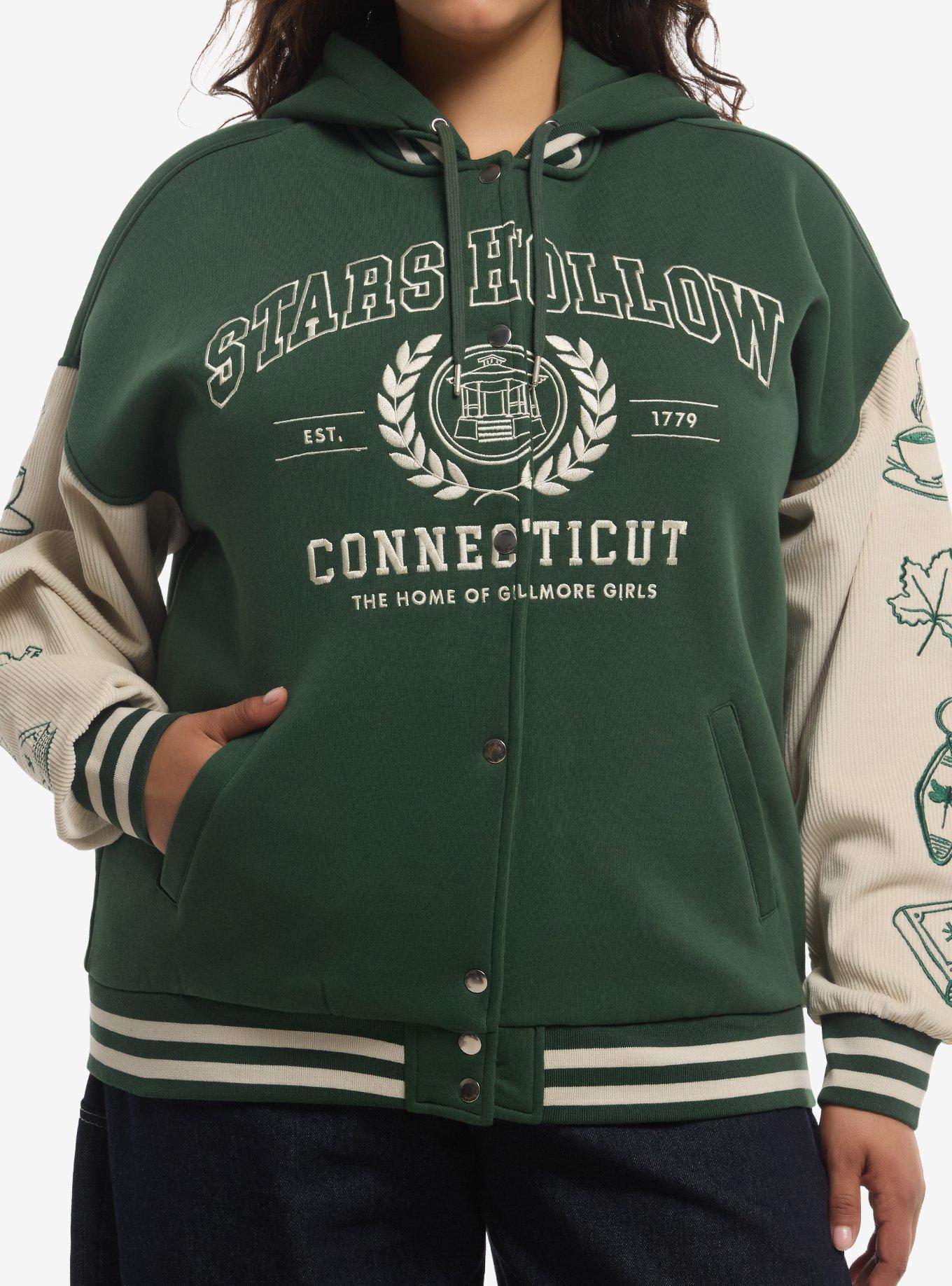 Gilmore Girls Stars Hollow Varsity Jacket Plus Size, , hi-res