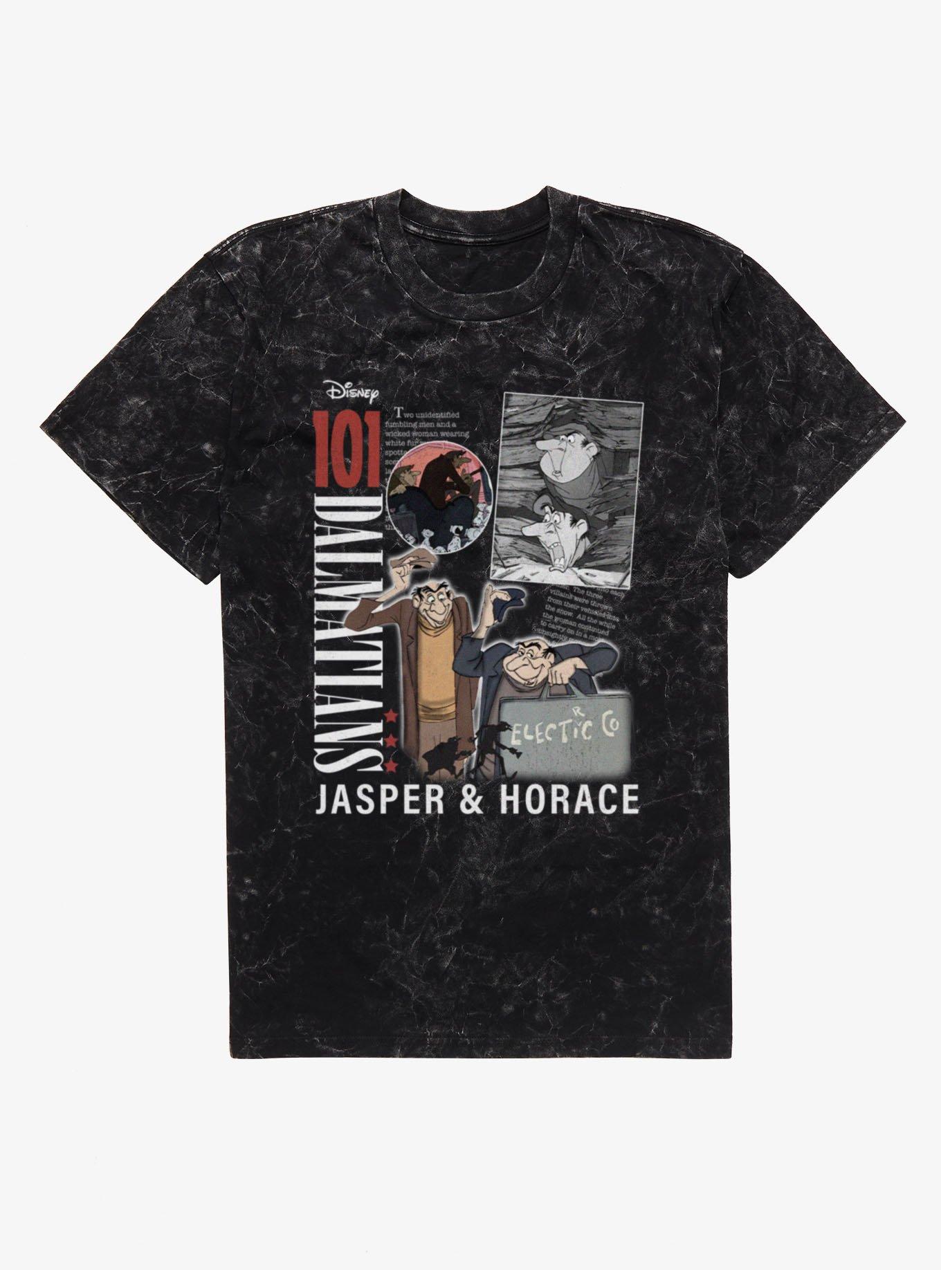 Disney 101 Dalmatians Jasper And Horace Mineral Wash T-Shirt