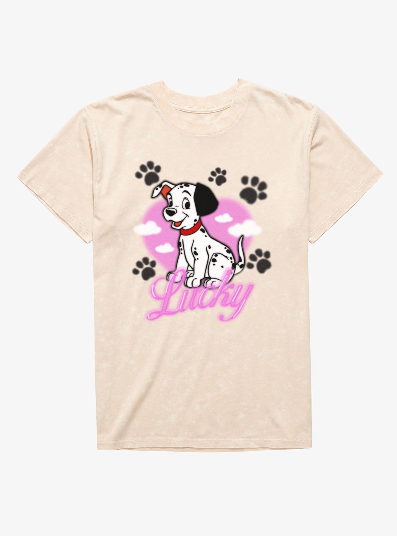 Disney 101 Dalmatians Lucky Love Spray Paint Mineral Wash T-Shirt, , hi-res
