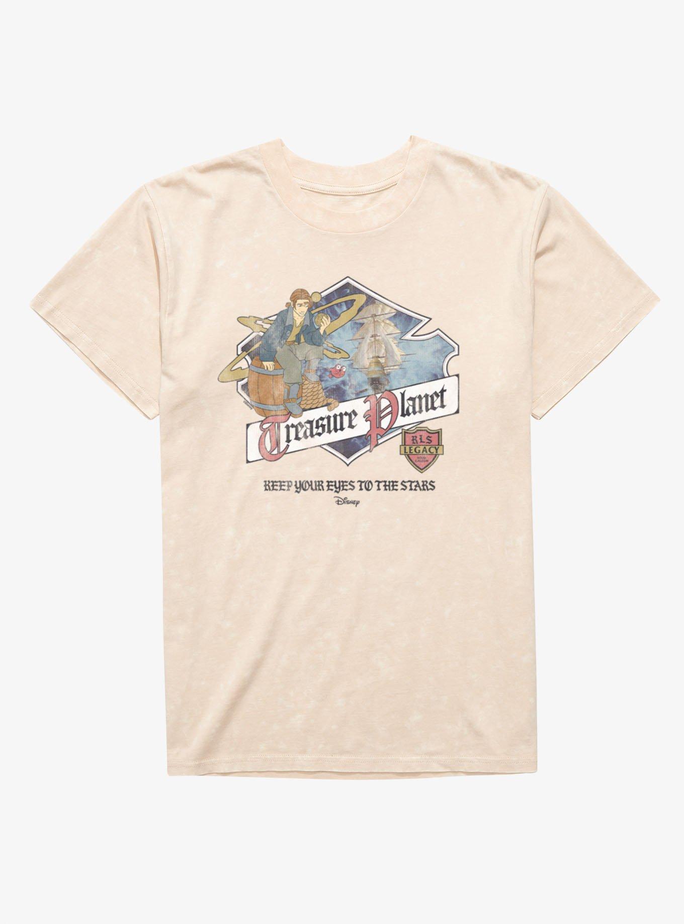 Disney Treasure Planet Eyes To The Stars Mineral Wash T-Shirt