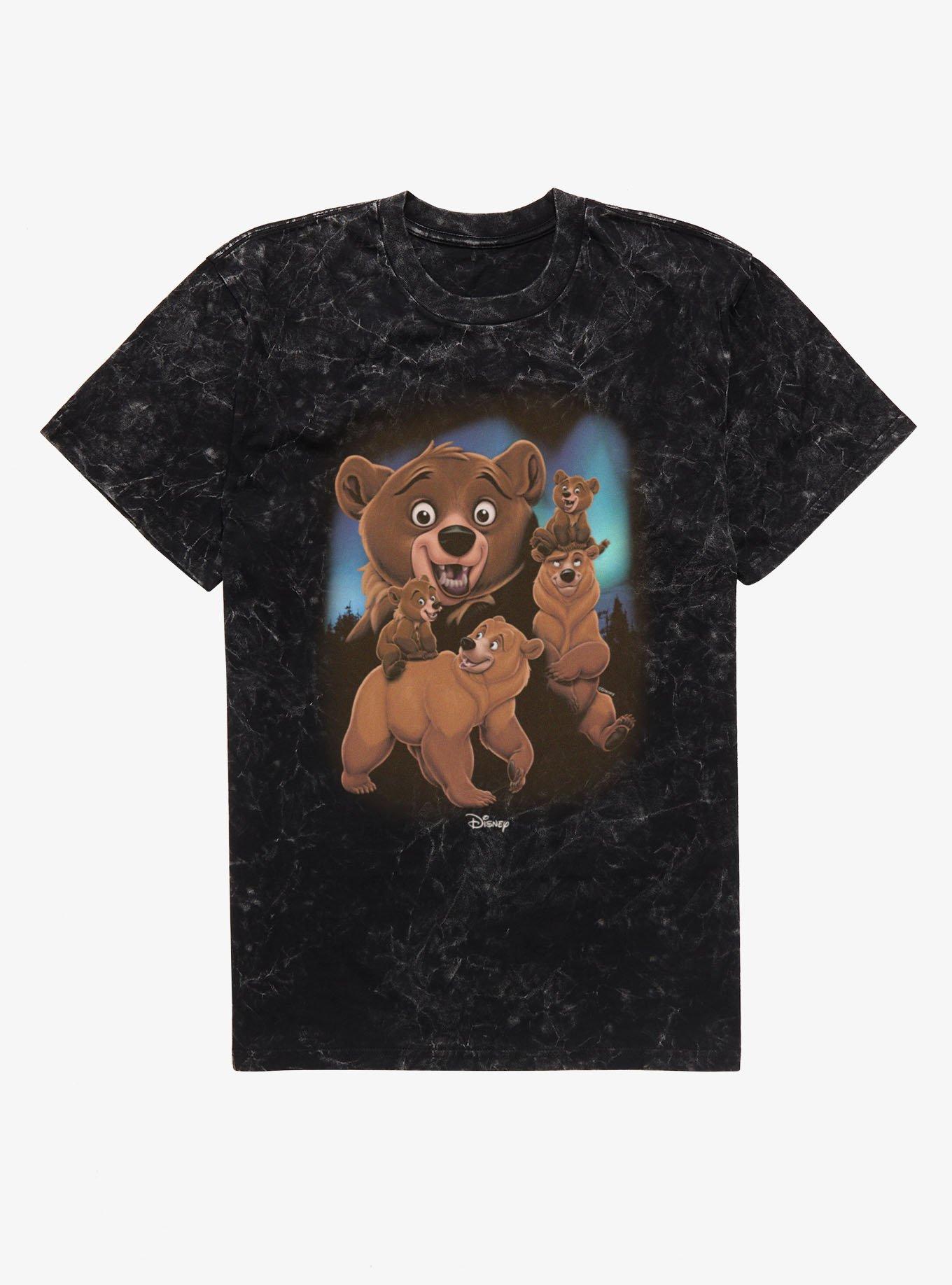 Disney Brother Bear Collage Mashup Mineral Wash T-Shirt