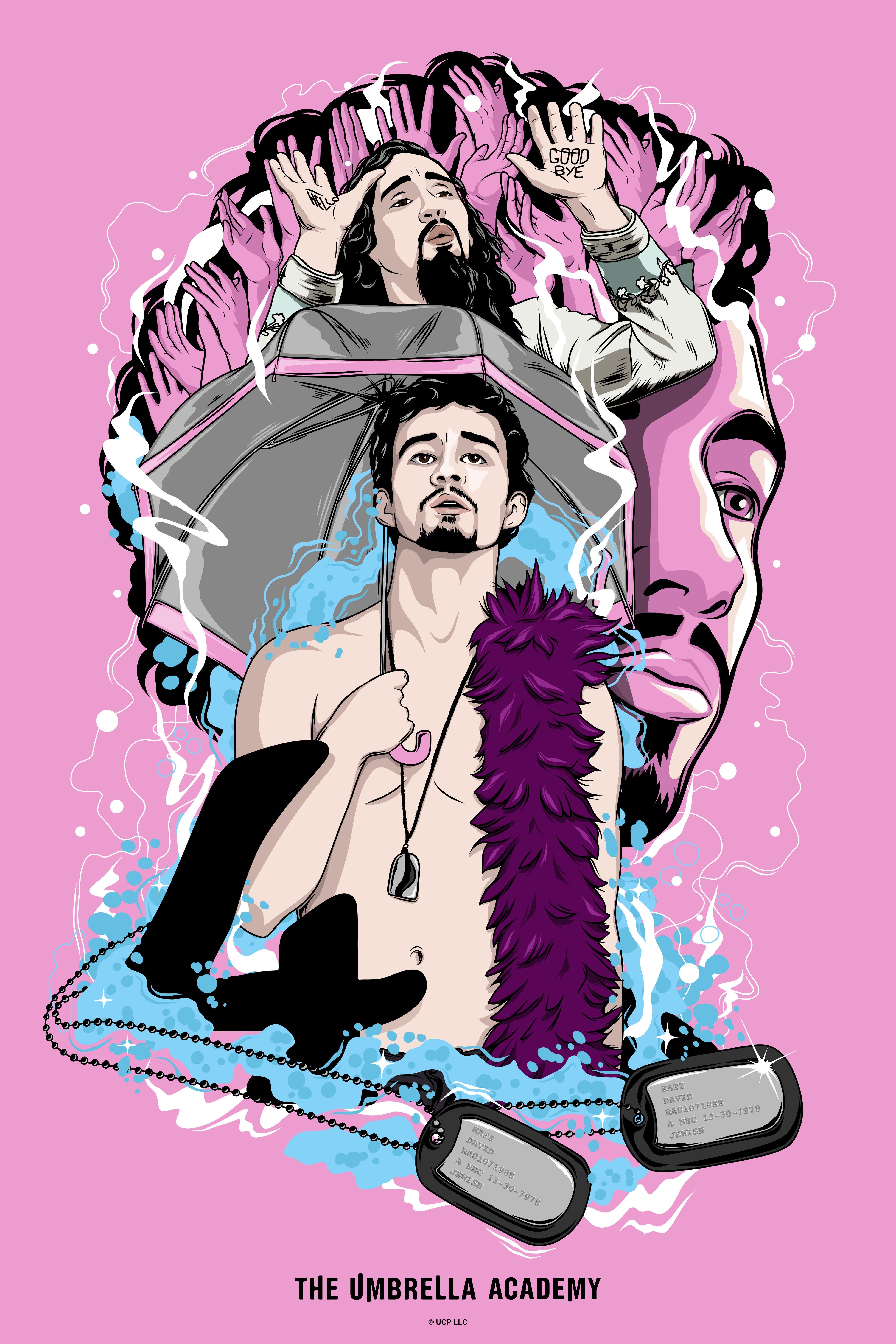 The Umbrella Academy Number Four Klaus Hargreeves Poster, , hi-res