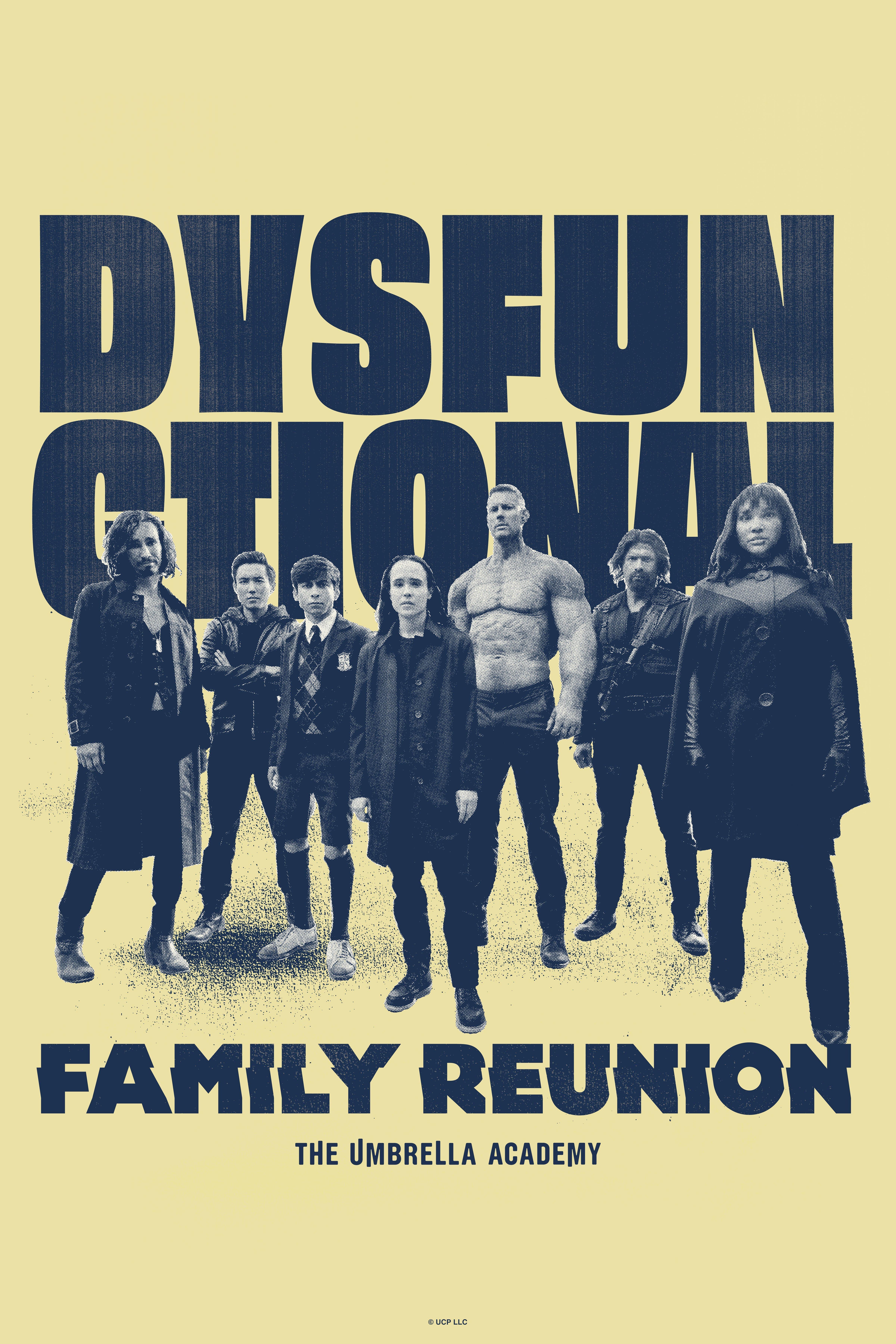 The Umbrella Academy Dysfunctional Family Reunion Poster, , hi-res