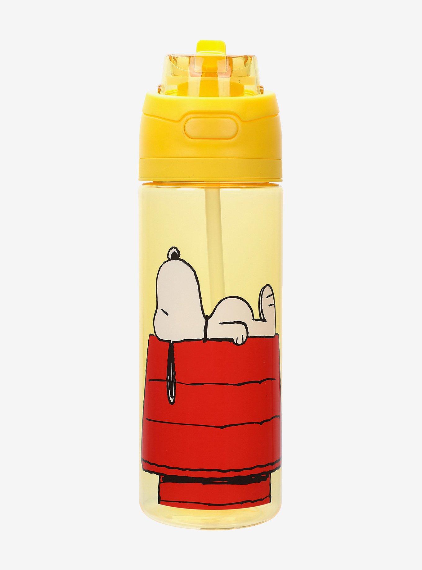 Peanuts Snoopy Yellow Water Bottle, , hi-res