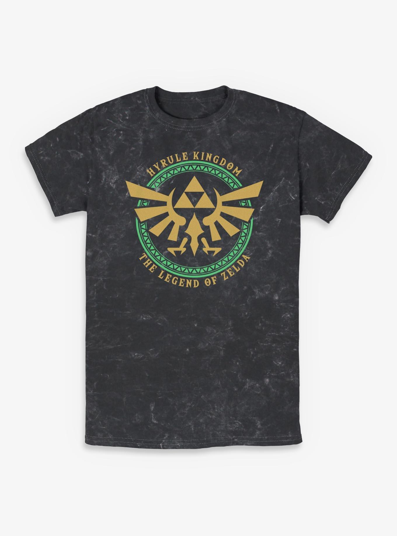 Nintendo Zelda Hyrule Legend Mineral Wash T-Shirt, , hi-res