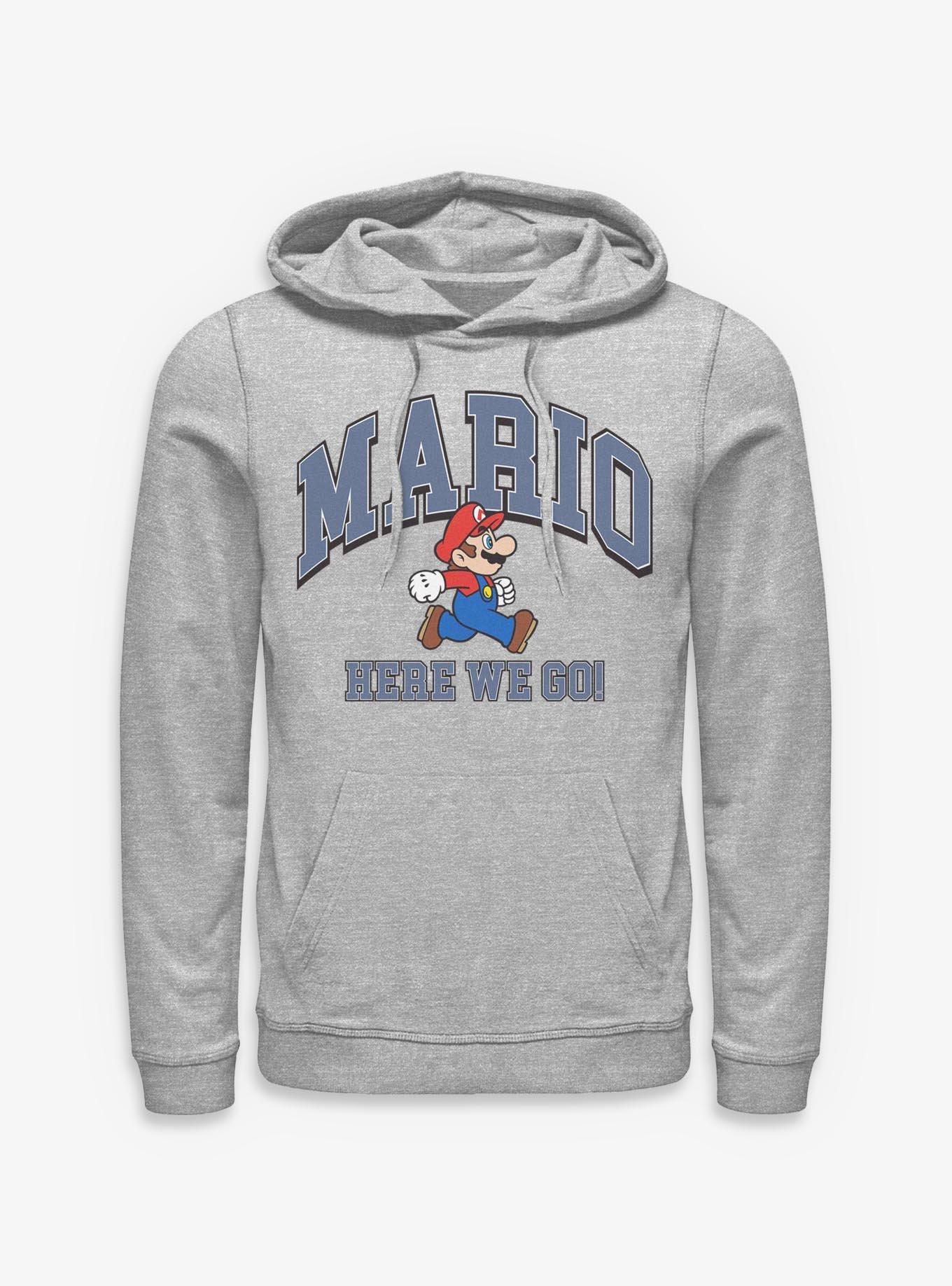 Nintendo Mario Here We Go Hoodie