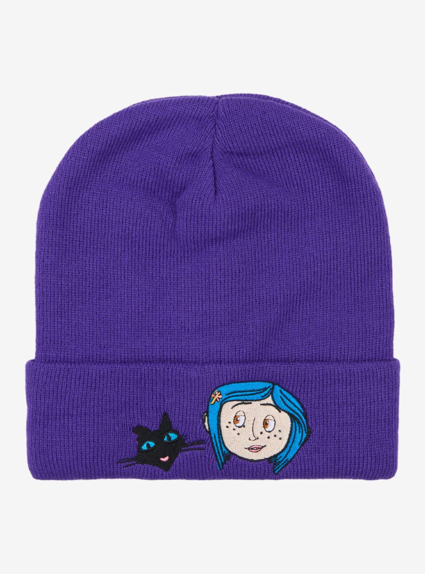 Coraline Faces Beanie, , hi-res
