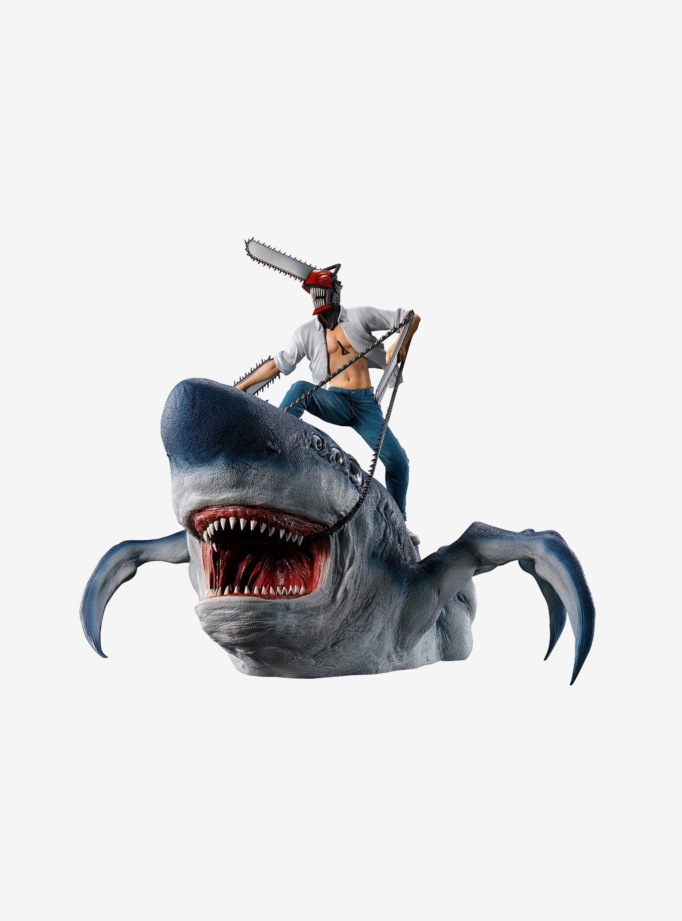 Bandai Namco Chainsaw Man Mega Impact Chainsaw Man & Beam Figure, , hi-res