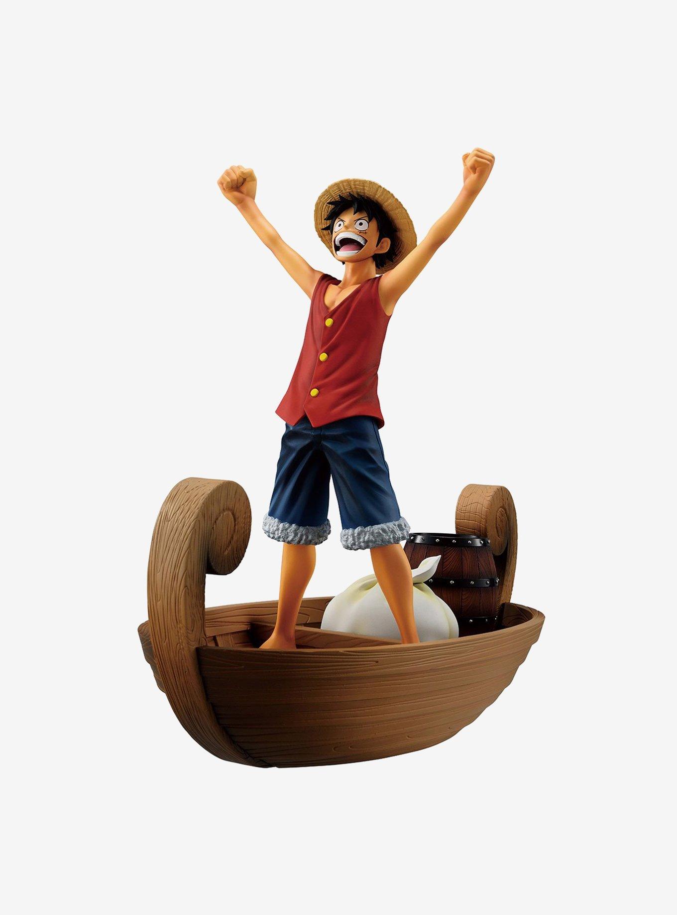 One Piece Revible Moment Ichibansho Monkey D. Luffy I'm Going to Be King of the Pirates! (Memories of Adventure and The Shipping Route The Future) Figure, , hi-res
