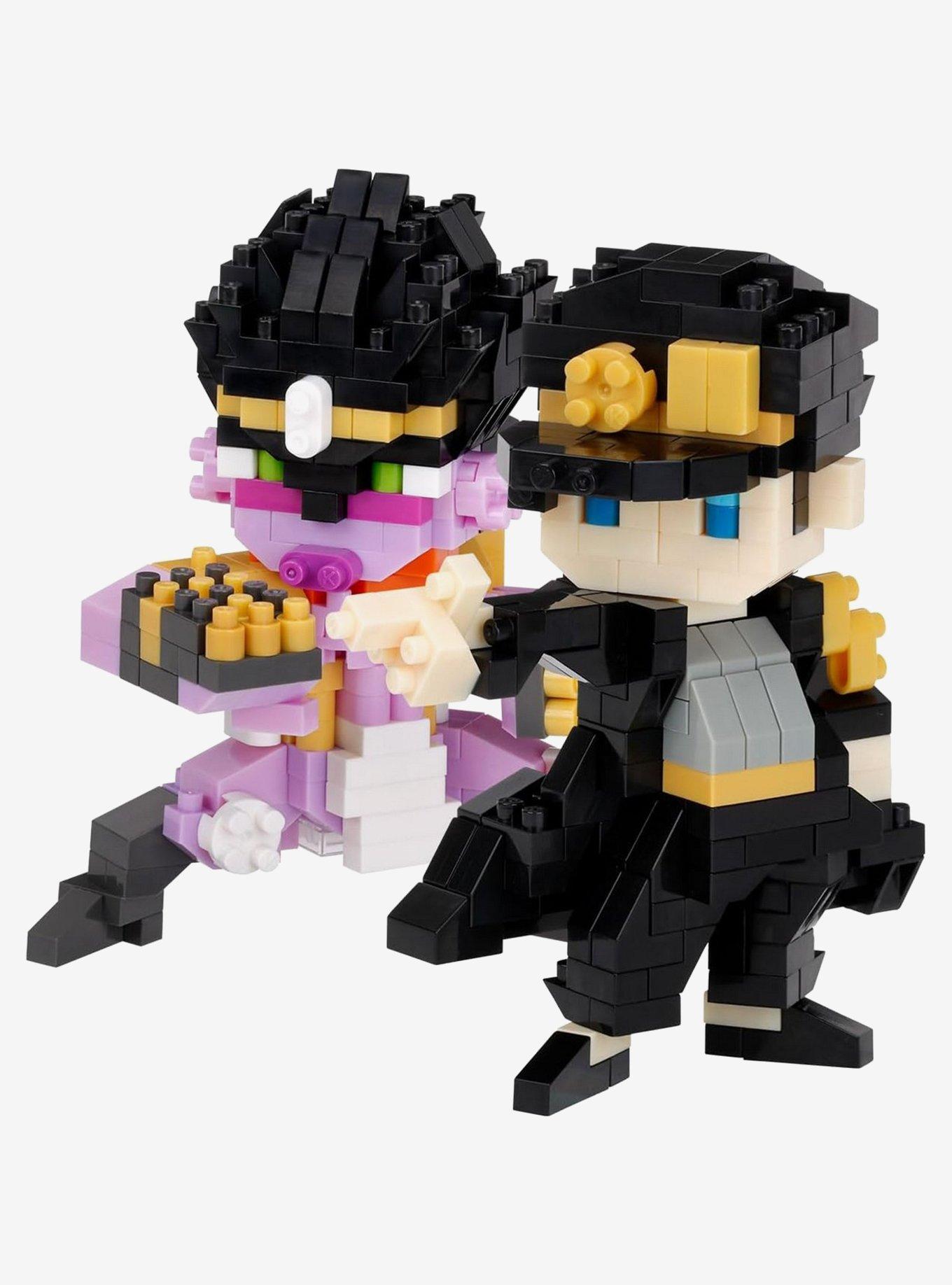 Kawada JoJo&rsquo;s Bizarre Adventure Jotaro Kujo & Star Platinum Nanoblock Character Collection Series Model Kit, , hi-res