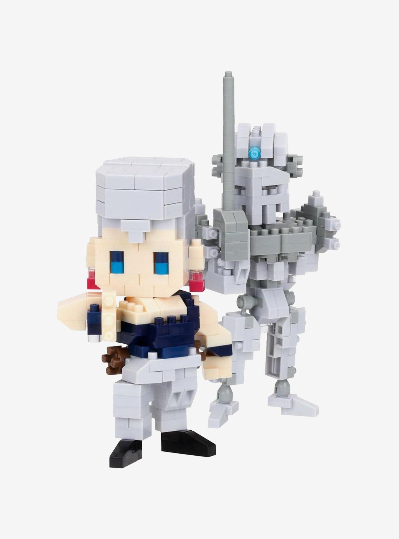 Kawada JoJo's Bizarre Adventure Nanoblock Character Collection Series Jean Pierre Polnareff & Silver Chariot Model Kit, , hi-res