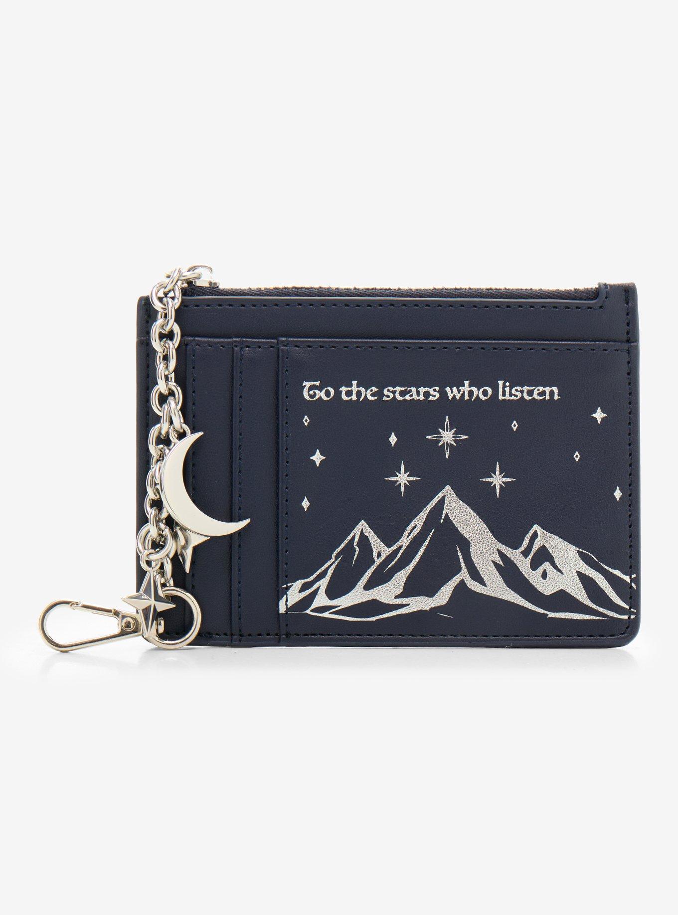 A Court of Thorns and Roses to the Stars Zip Wallet With Dangle Charm, , hi-res