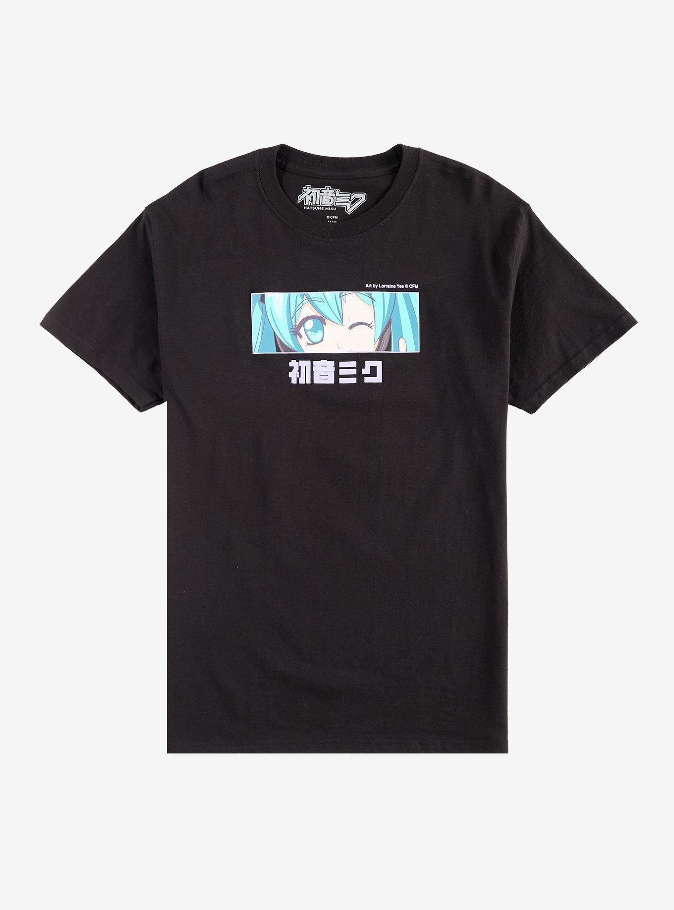 Hatunse Miku Eye Panel T-Shirt, , hi-res