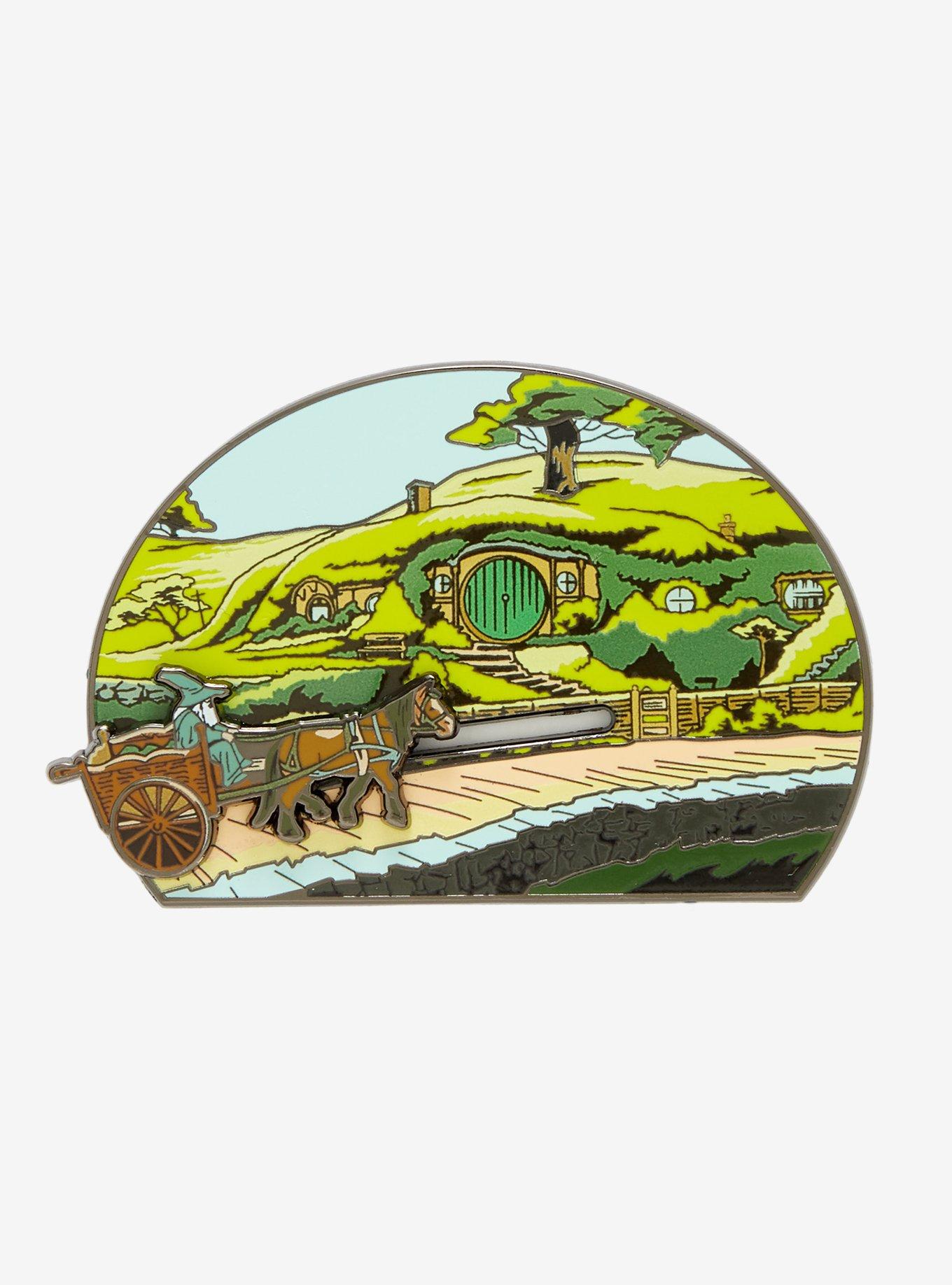 Her Universe The Lord of The Rings Hobbiton Scene Sliding Enamel Pin Her Universe Exclusive, , hi-res