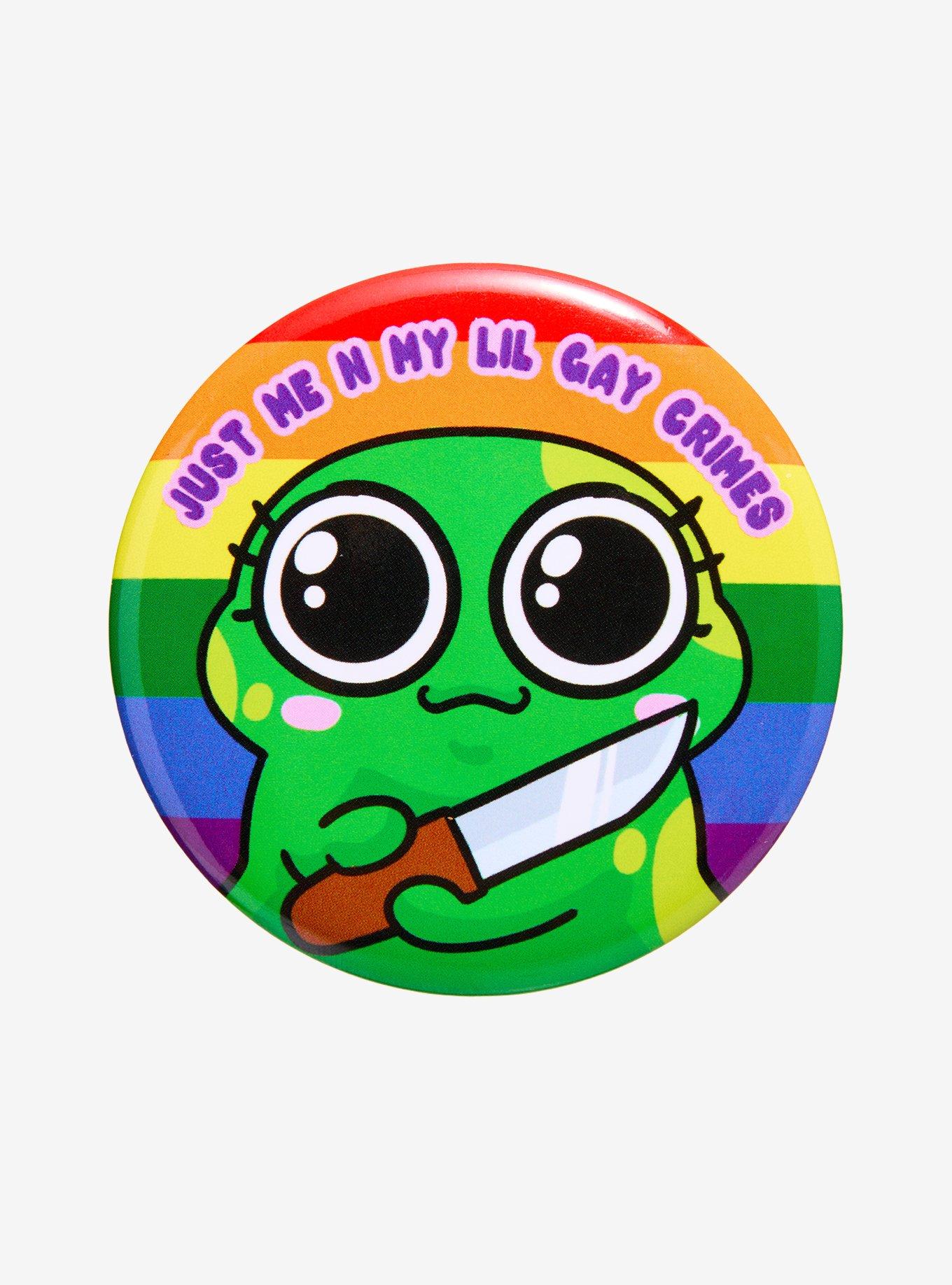 Creature Lil Gay Crimes 3 Inch Button, , hi-res