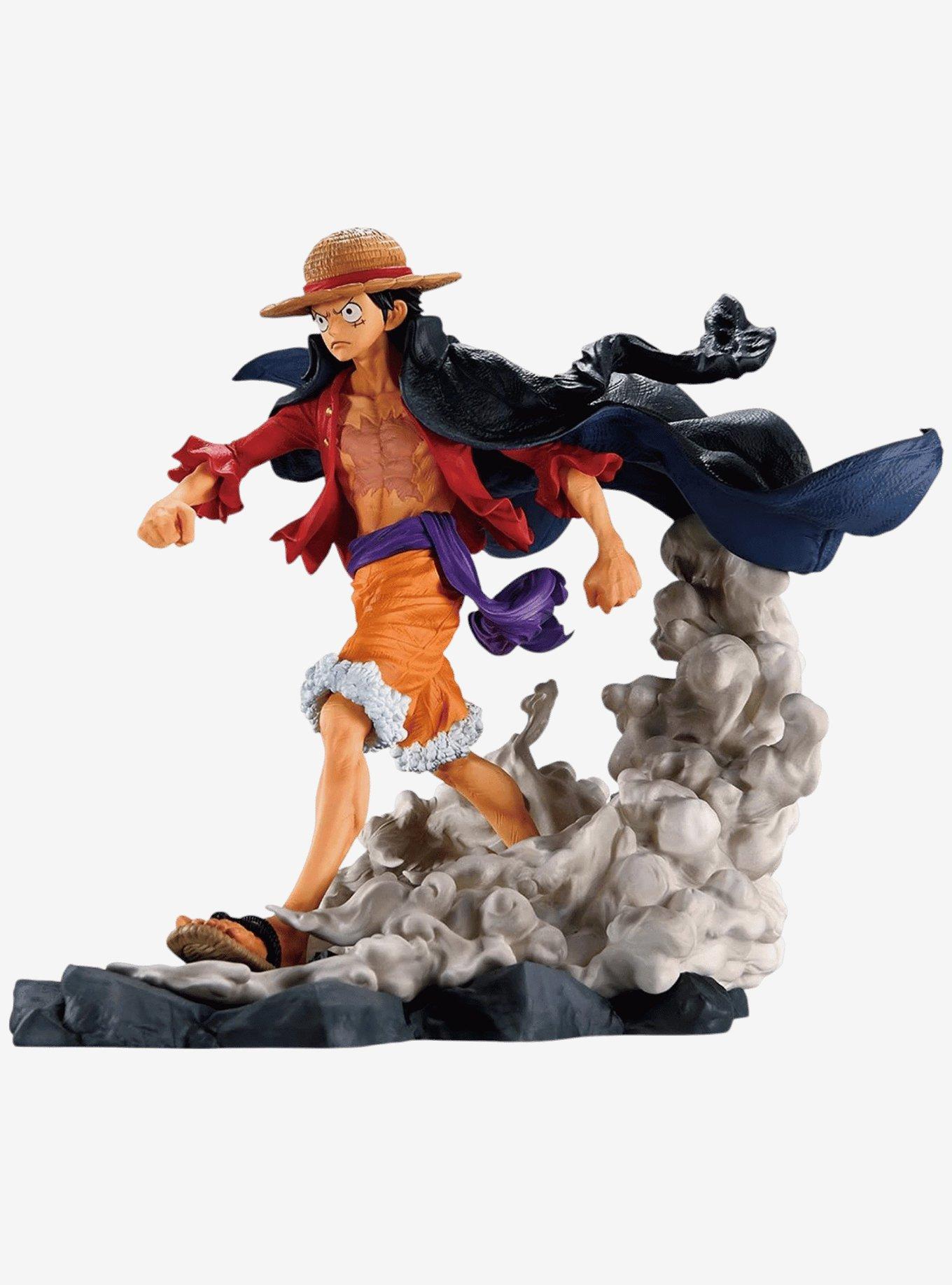 Bandai Namco One Piece Soul Gorgeous Statue Ichibansho Monkey D. Luffy (Memories of Adventure and The Shipping Route The Future) Figure, , hi-res