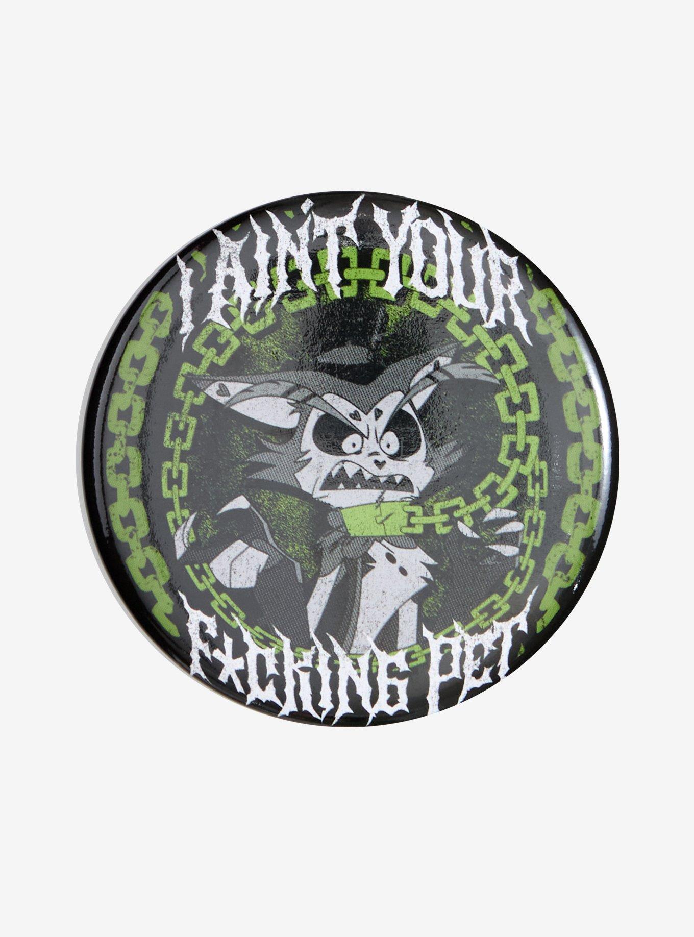 Hazbin Hotel Husk Chain 3 Inch Button, , hi-res