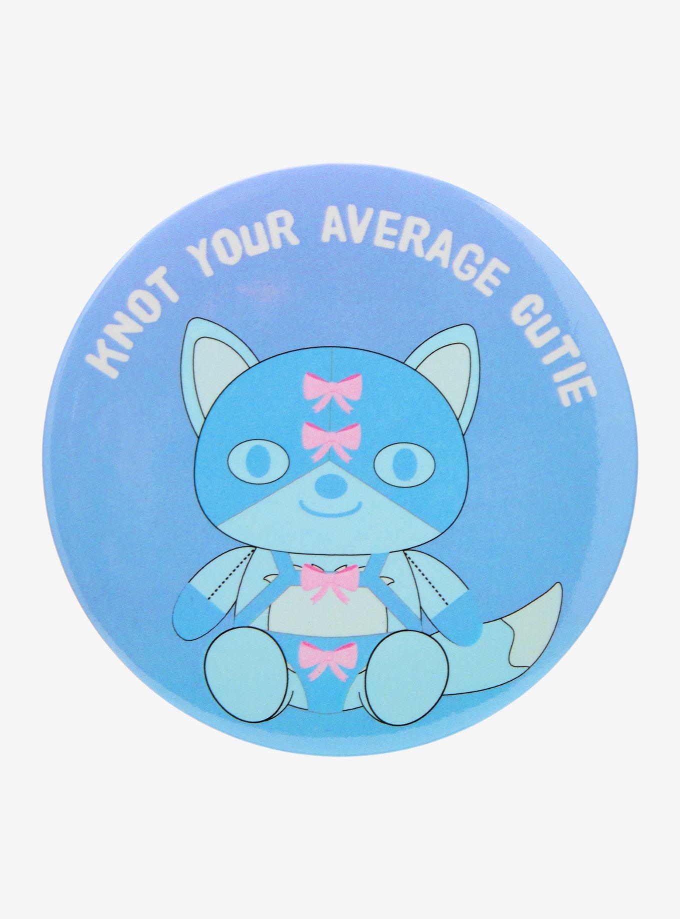 The Safe Words Fox 3 Inch Button, , hi-res