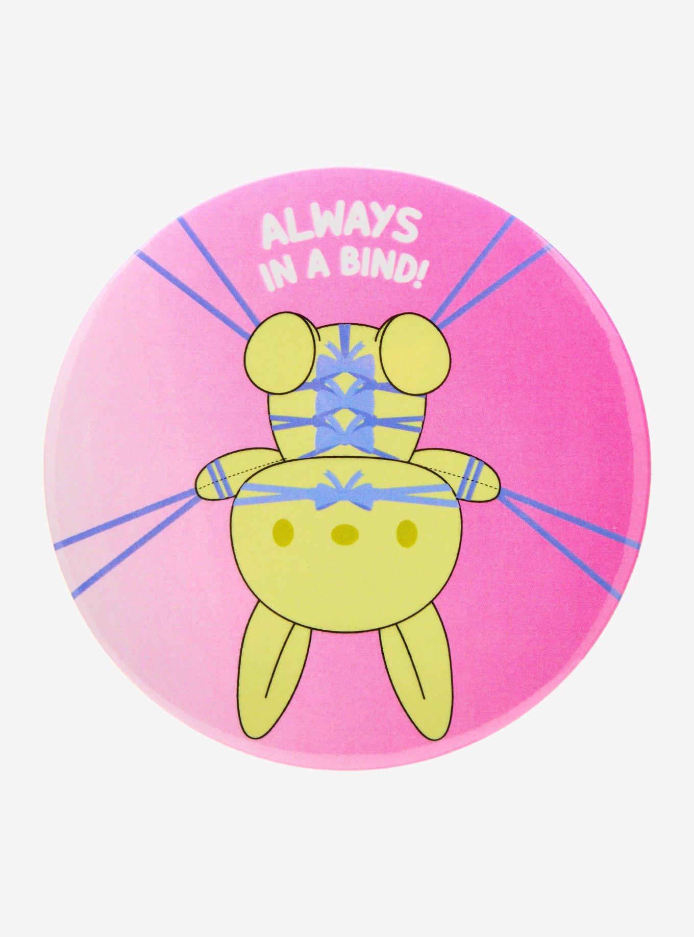 The Safe Words Bunny 3 Inch Button, , hi-res