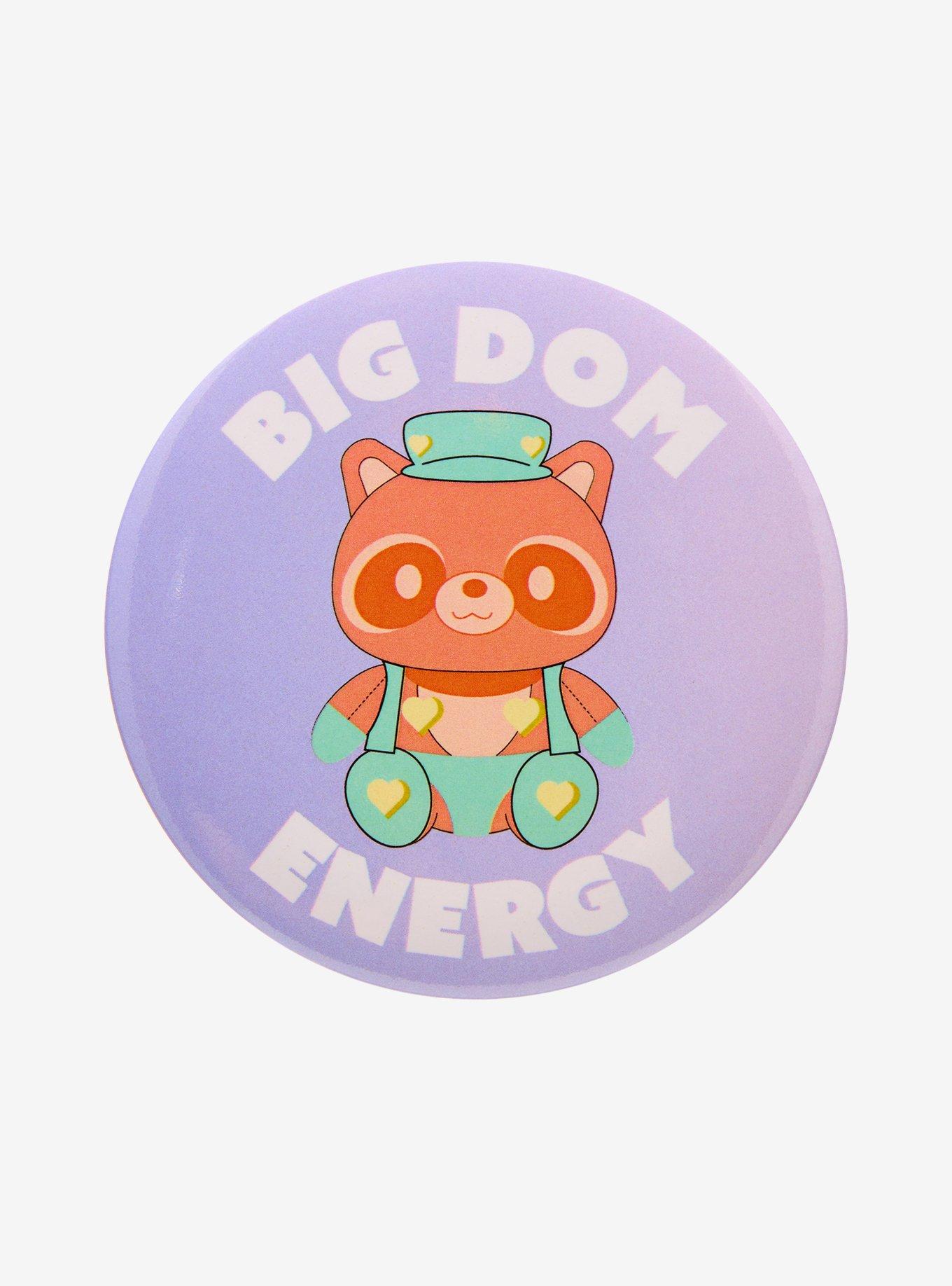 The Safe Words Raccoon 3 Inch Button, , hi-res