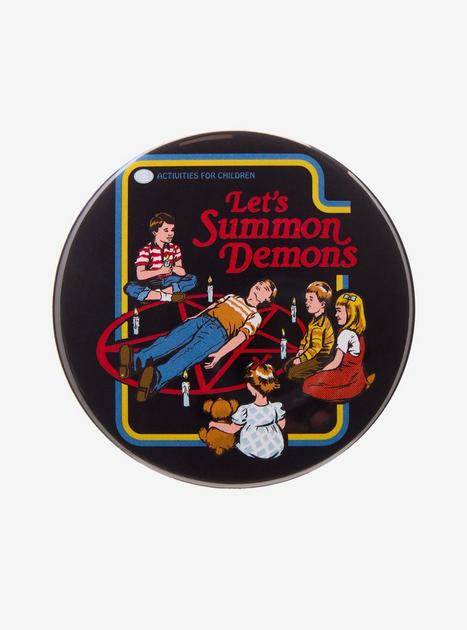 Summon Demons 3 Inch Button By Steven Rhodes | Hot Topic