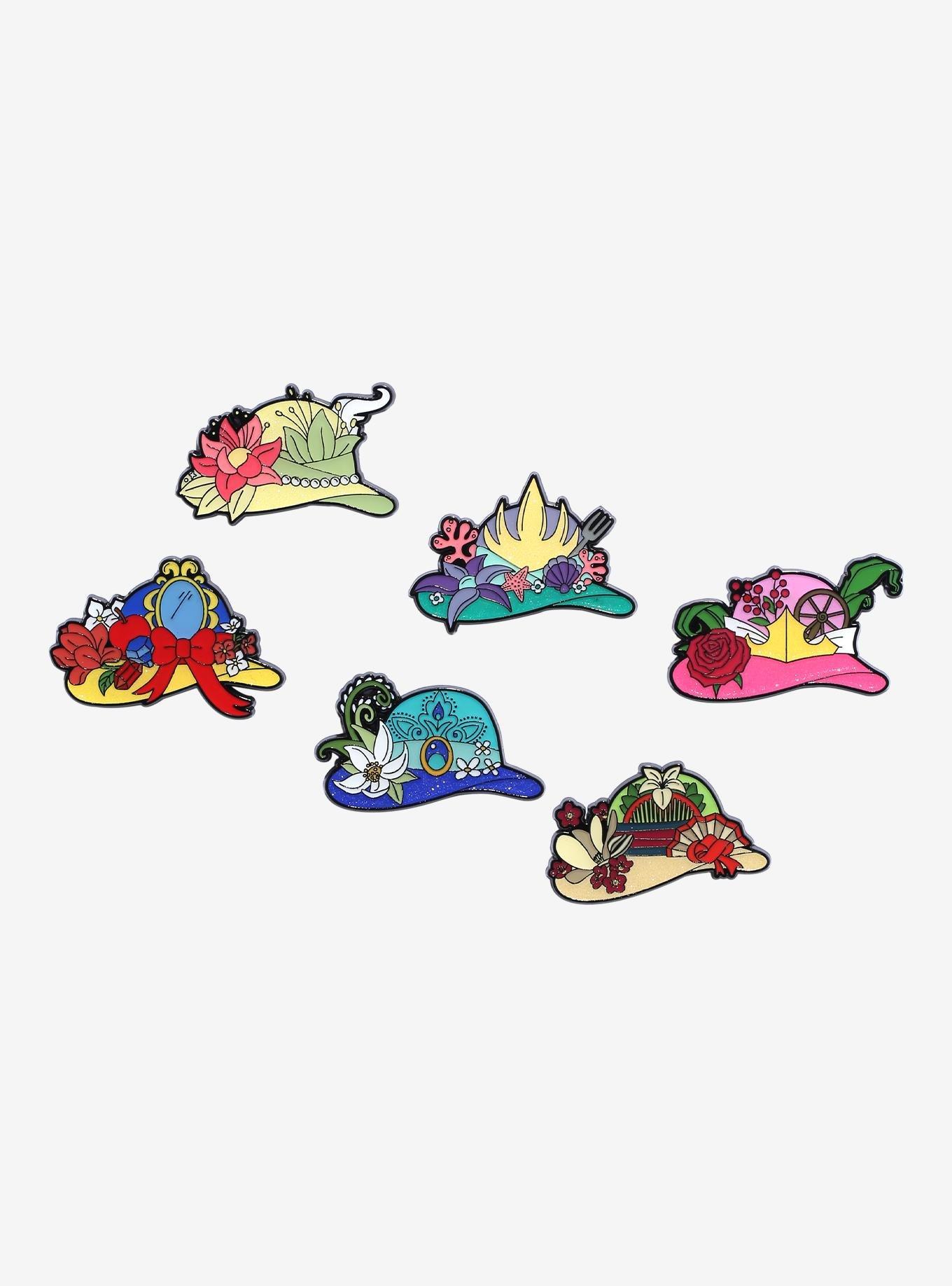 Loungefly Disney Princess Hat Blind Box Enamel Pin, , hi-res