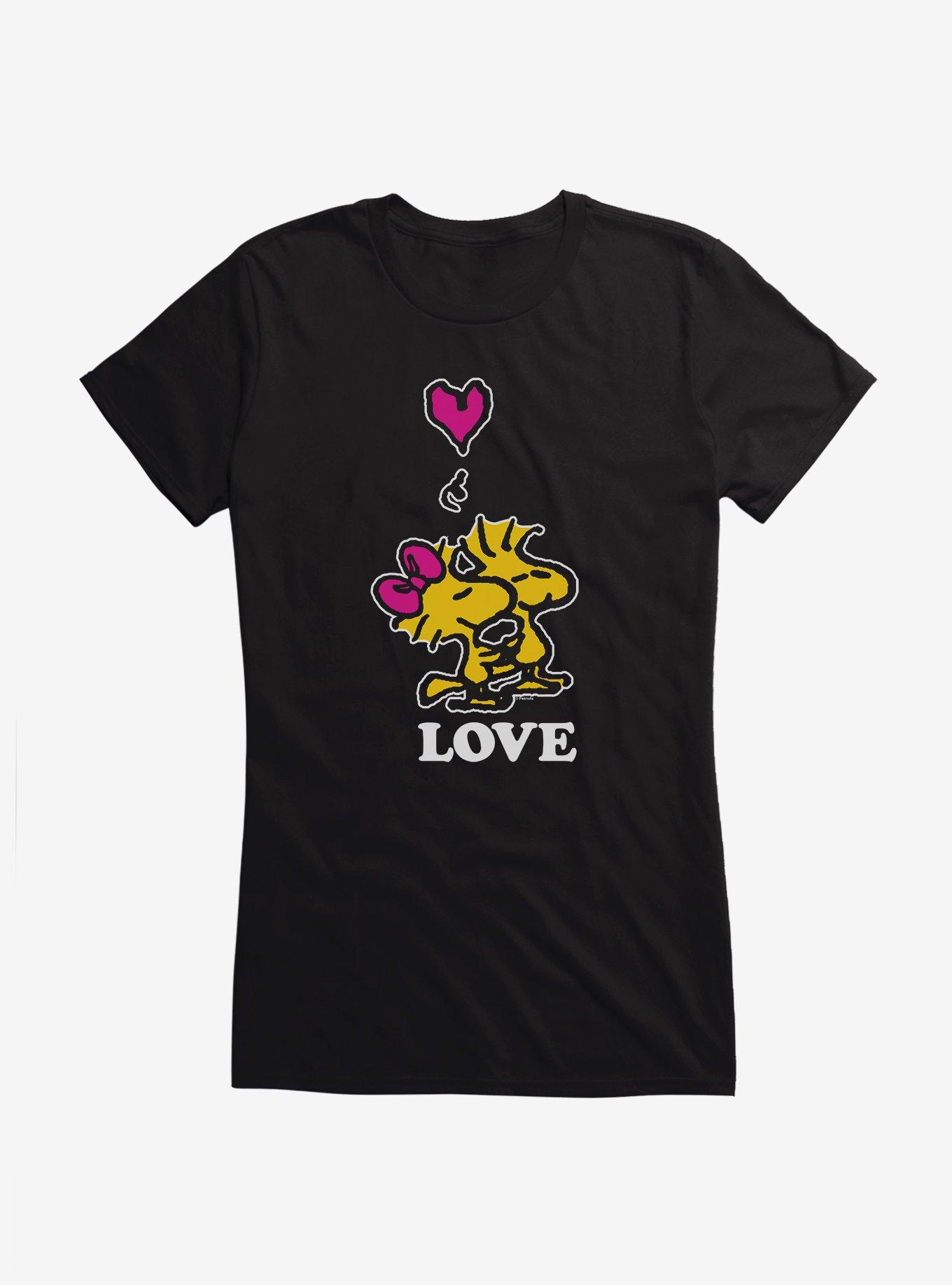 Peanuts Woodstock Love Girls T-Shirt