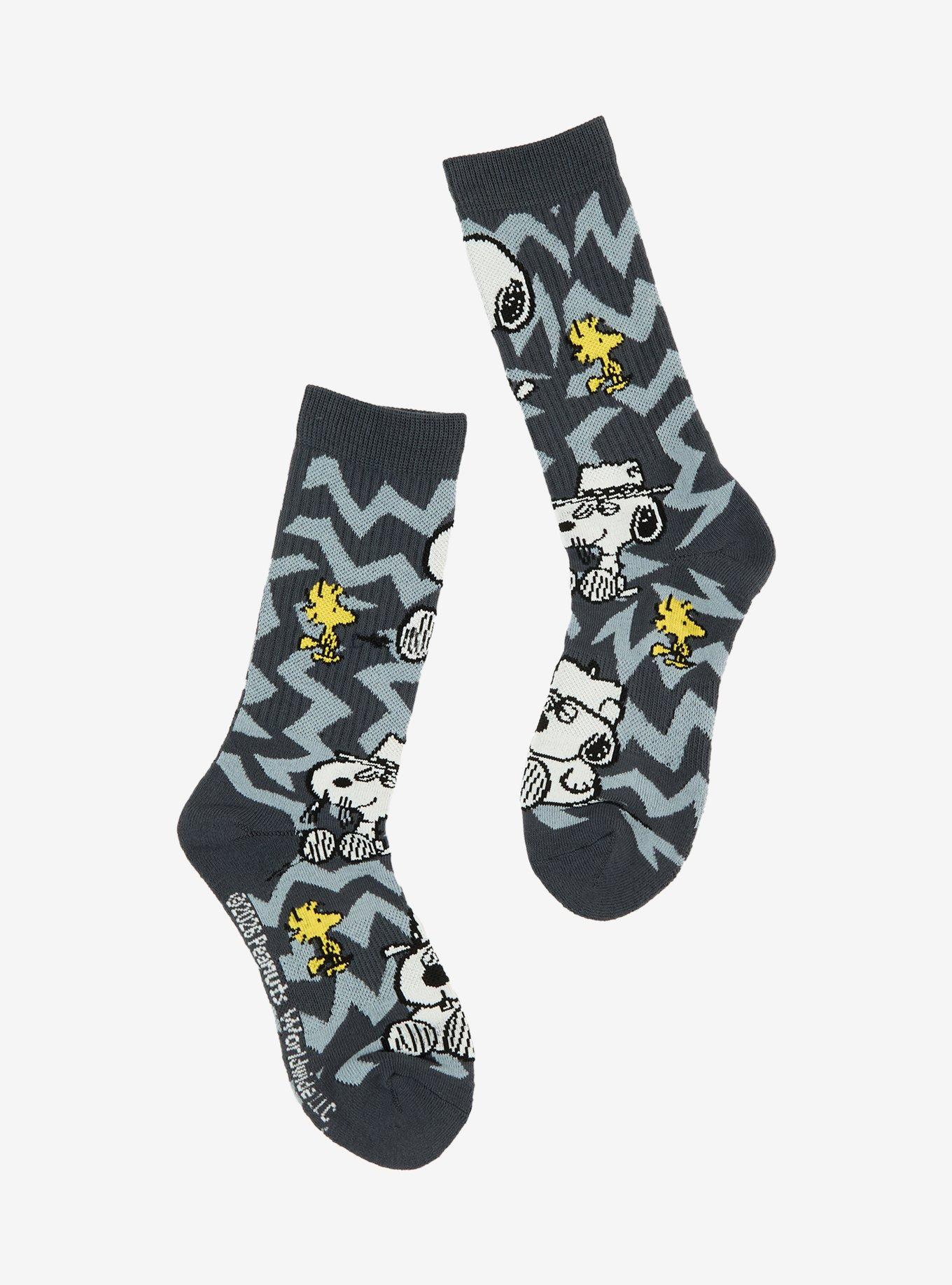 Peanuts Snoopy & Cousins Crew Socks - BoxLunch Exclusive, , hi-res