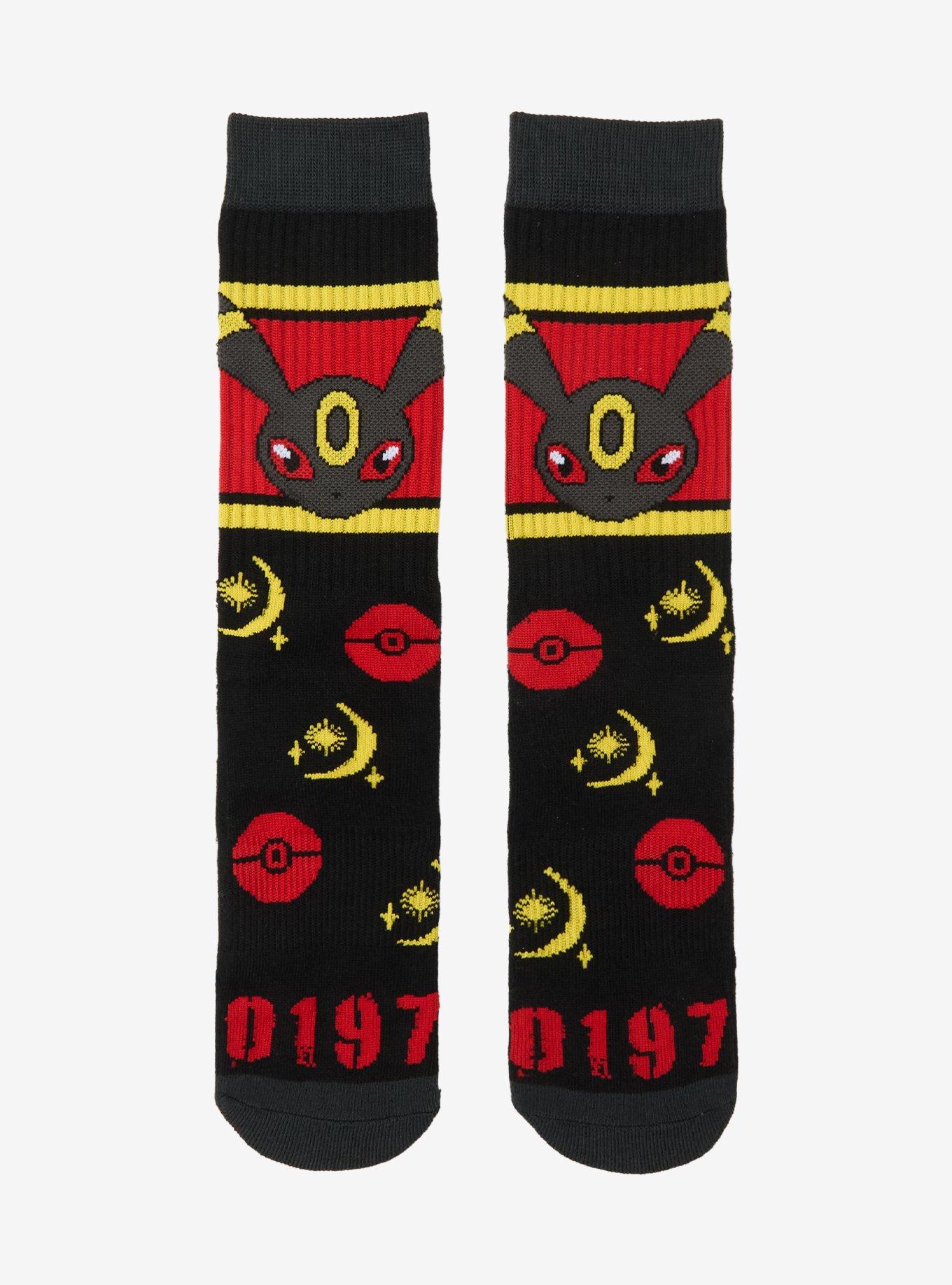 Pok&eacute;mon Umbreon Crew Socks - BoxLunch Exclusive, , hi-res