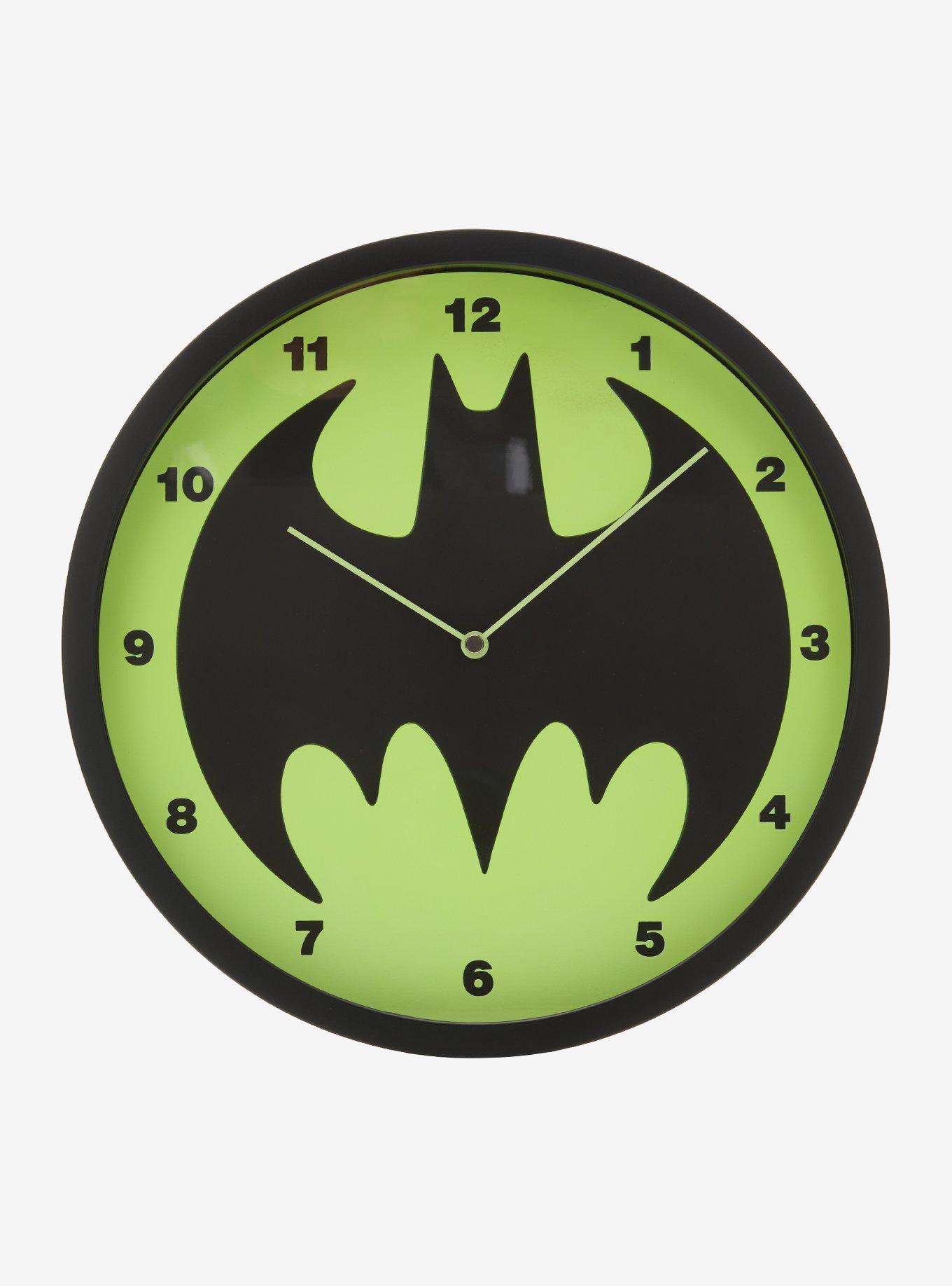 DC Comics Batman Glow-In-The-Dark Wall Clock, , hi-res
