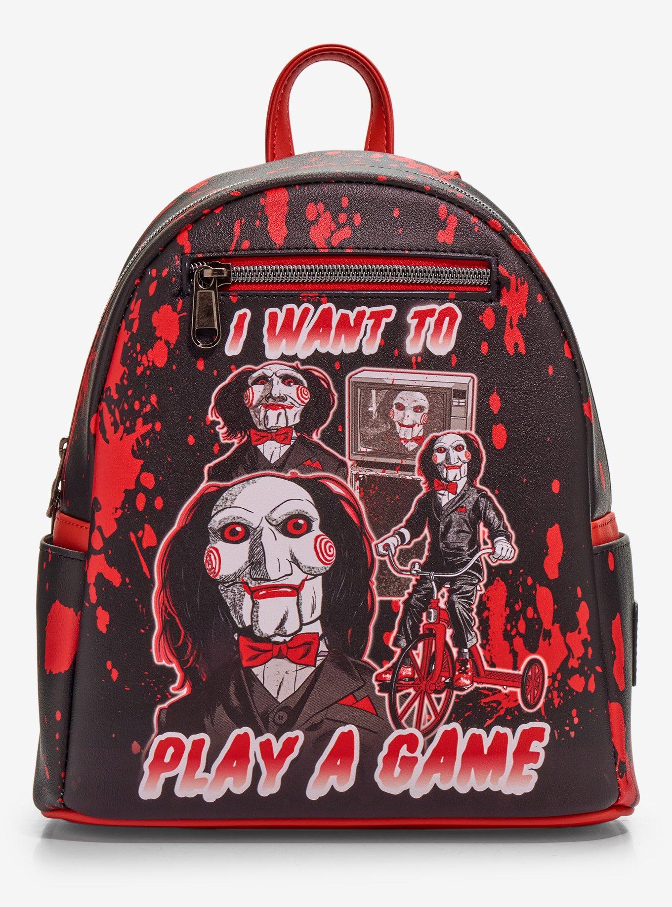 Loungefly Saw Collage Splatter Mini Backpack, , hi-res