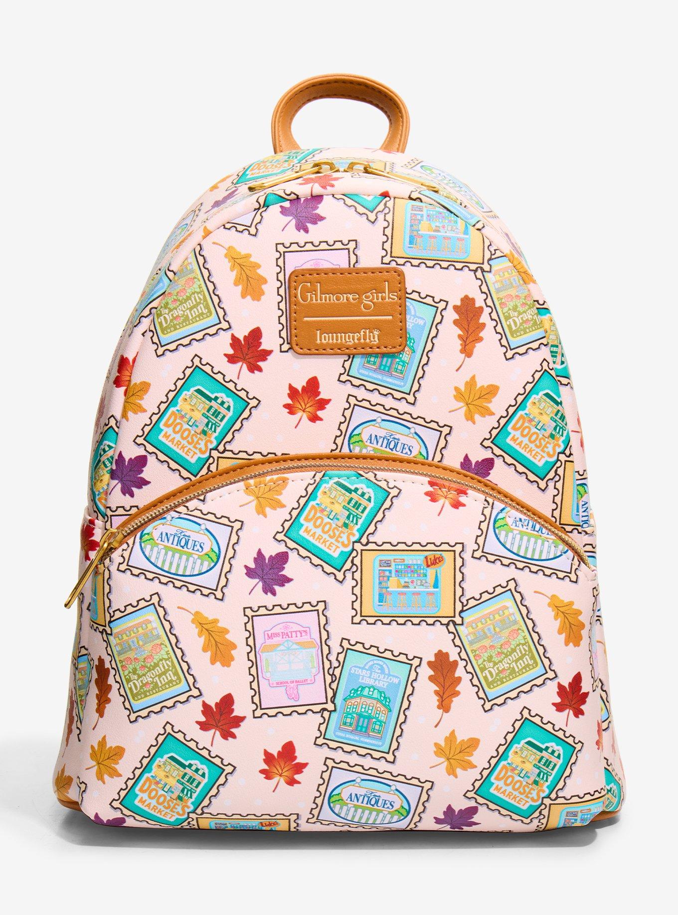 Loungefly Gilmore Girls Stamps Mini Backpack, , hi-res