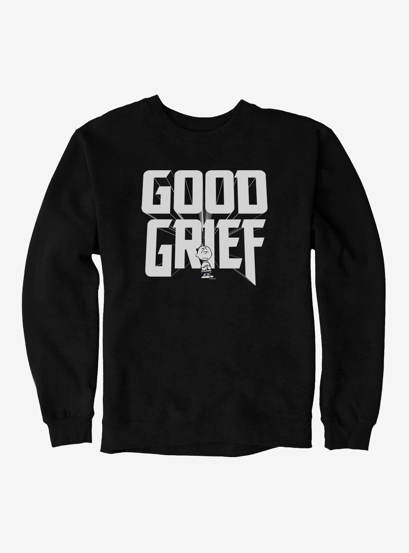 Peanuts Charlie Brown Good Grief Sweatshirt, , hi-res