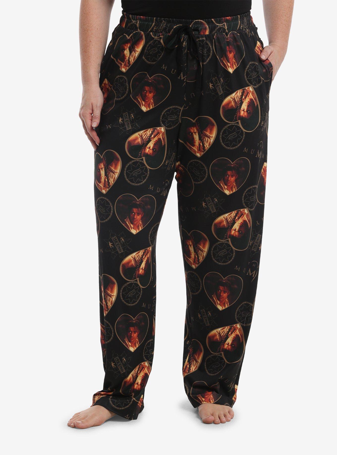 The Mummy Rick Hearts Pajama Pants Plus Size
