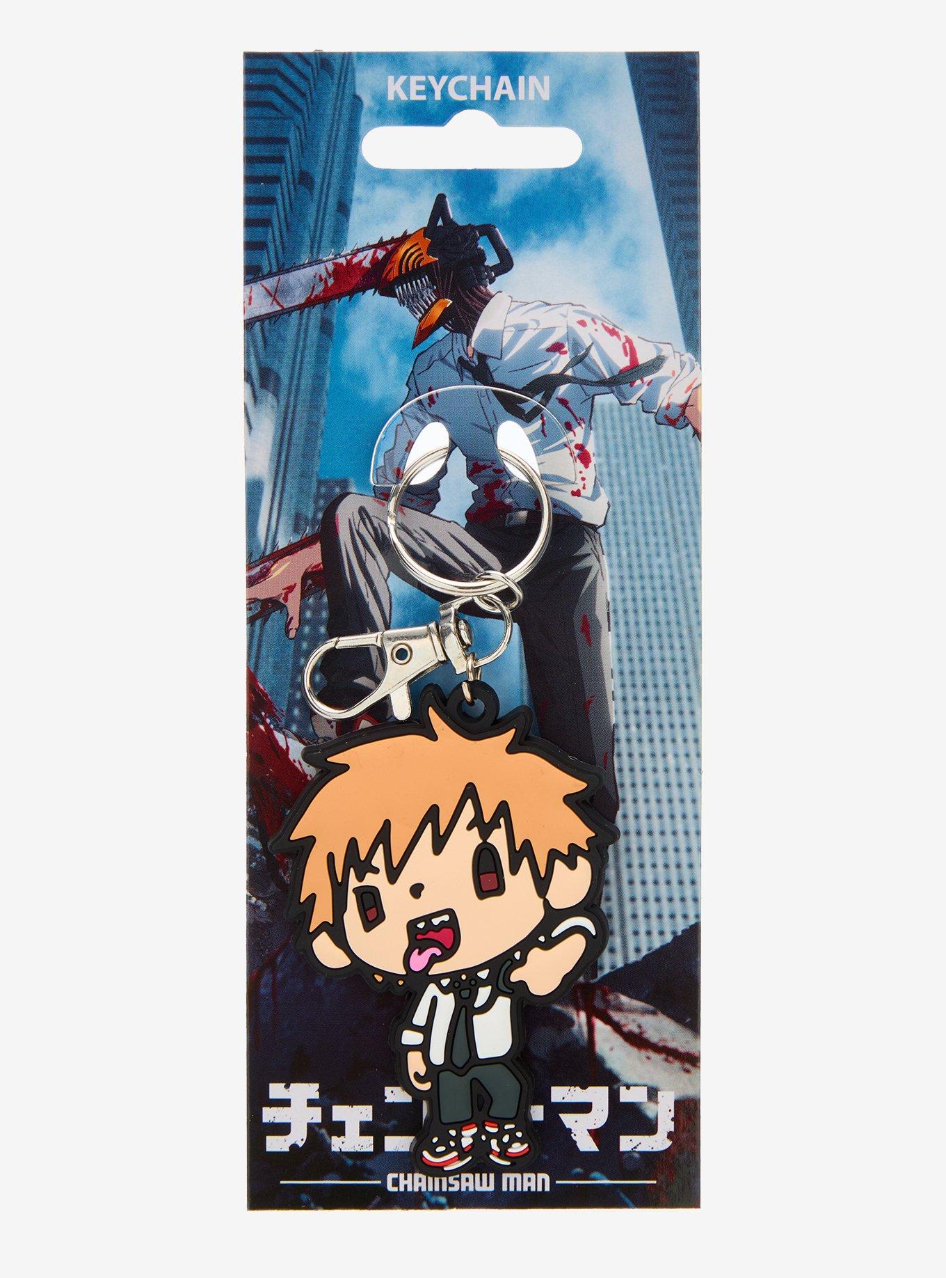 Chainsaw Man Denji Rubber Key Chain, , hi-res