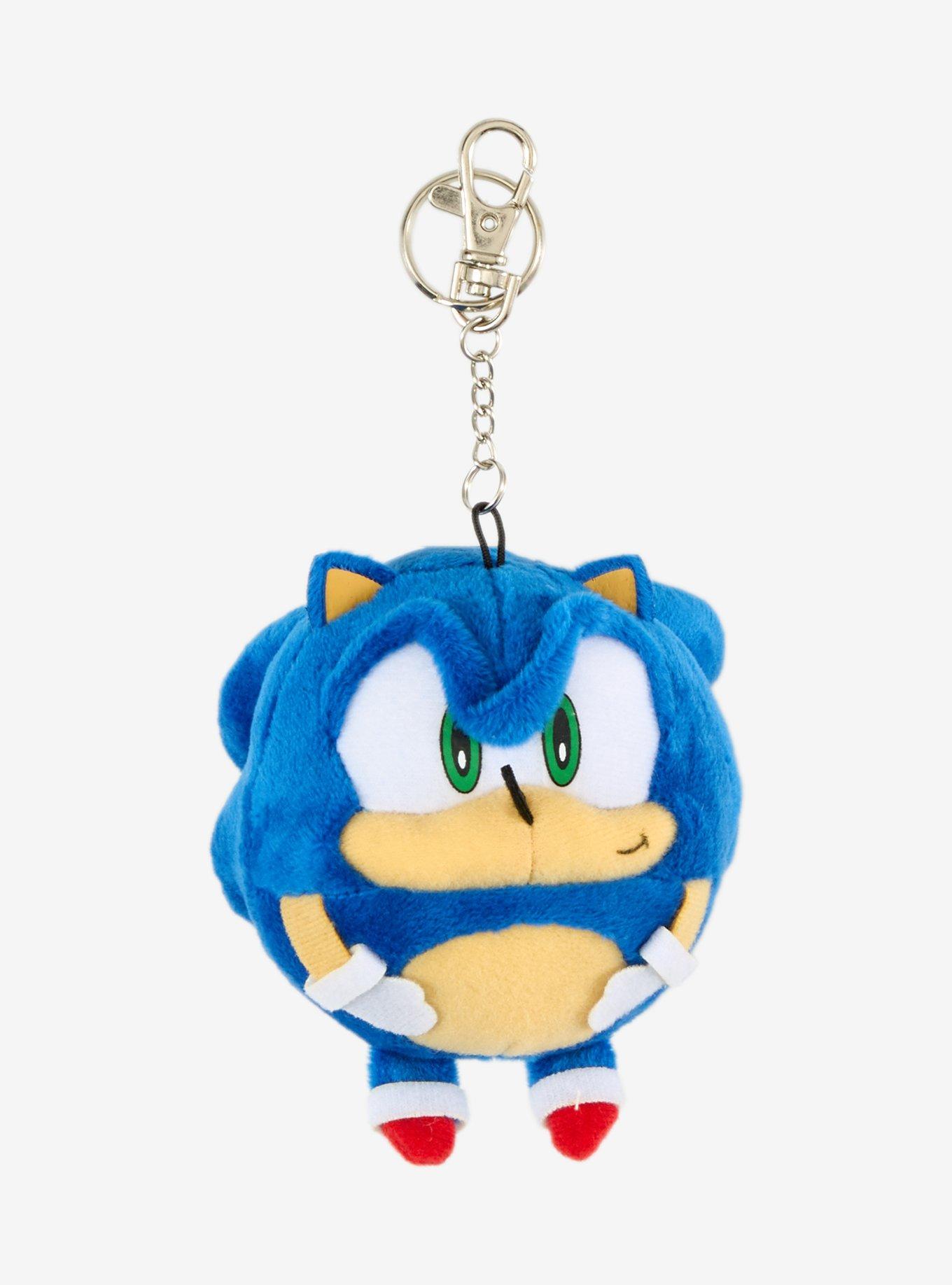Sonic The Hedgehog Round Plush Bag Charm, , hi-res