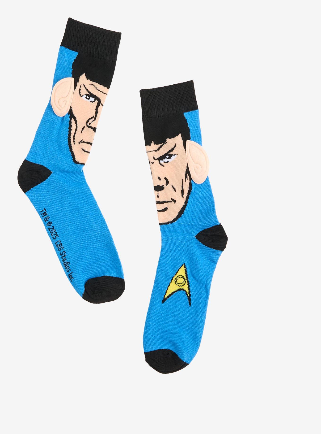 Star Trek Spock 3D Ear Crew Socks, , hi-res