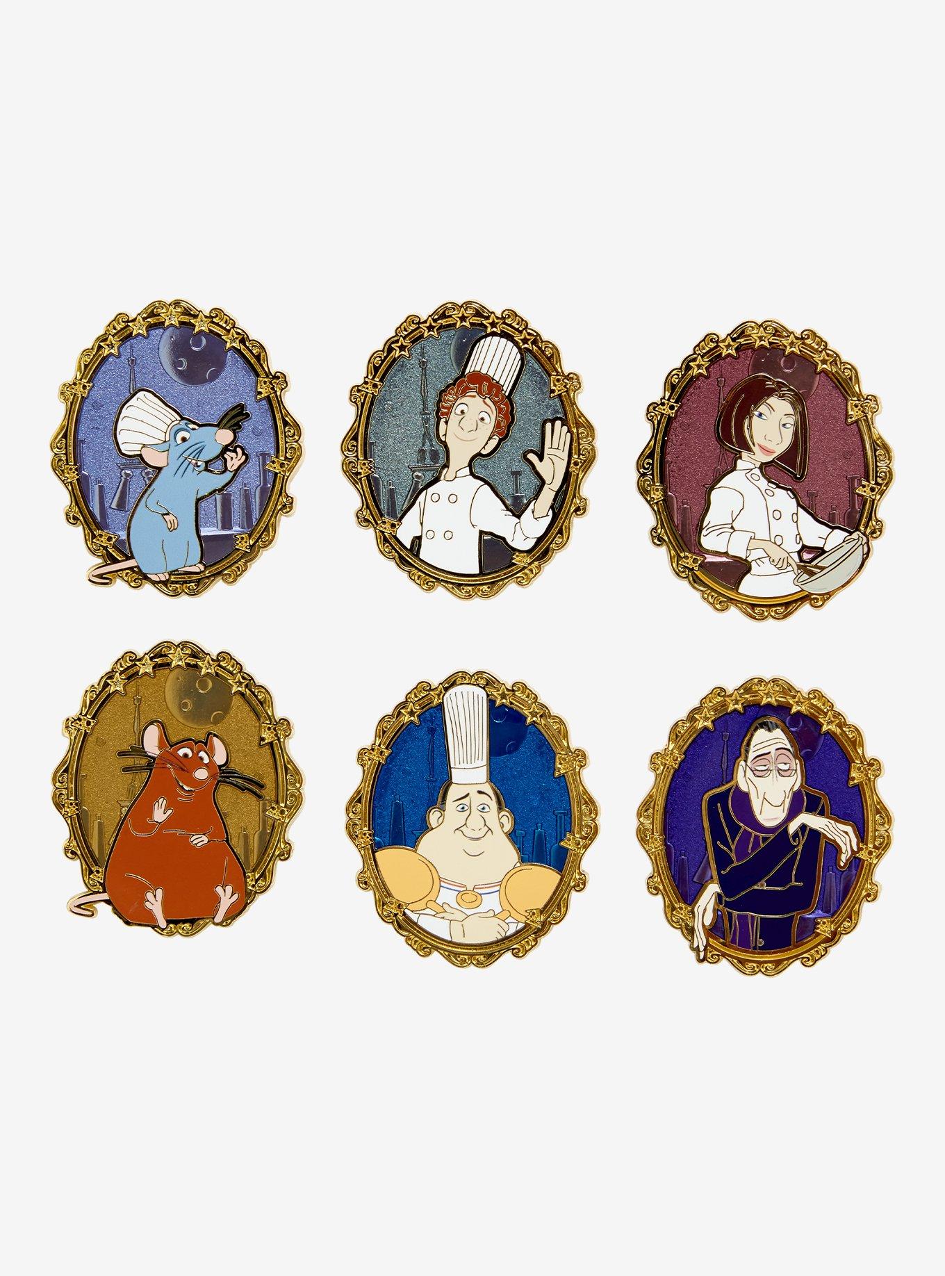 Disney Pixar Ratatouille Character Portrait Blind Box Enamel Pin - BoxLunch Exclusive, , hi-res
