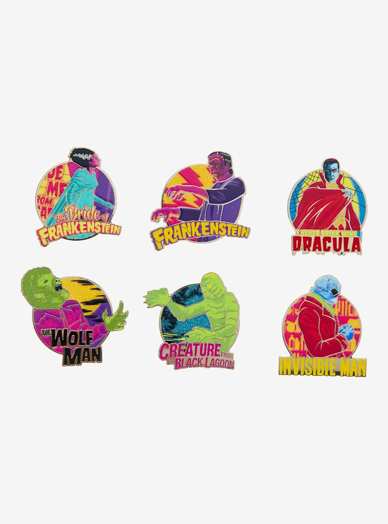 Universal Monsters Blind Box Enamel Pin - BoxLunch Exclusive, , hi-res