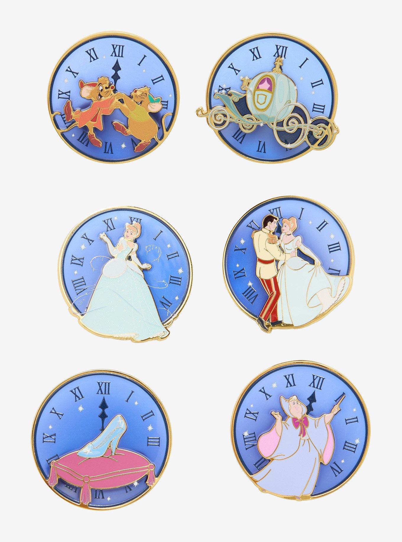 Disney Cinderella Clock Layered Blind Box Enamel Pin - BoxLunch Exclusive