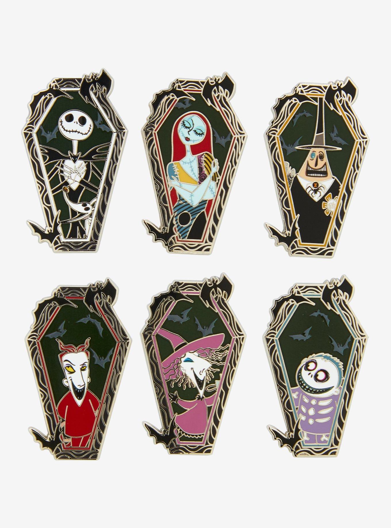 Disney The Nightmare Before Christmas Glow-in-the-Dark Blind Box Enamel Pin - BoxLunch Exclusive, , hi-res