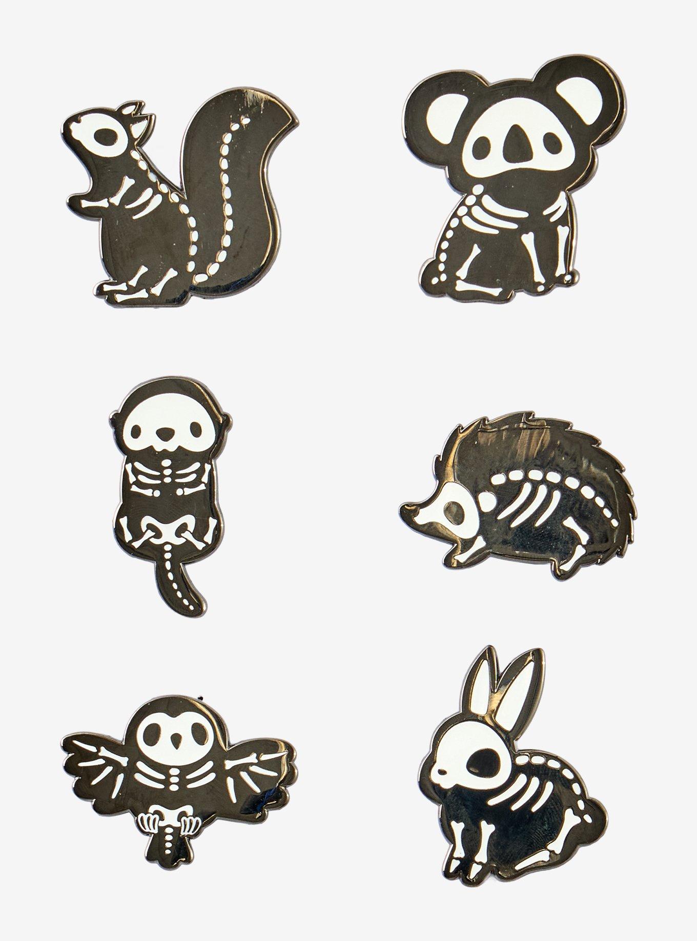 Snuggle Bones Glow-in-the-Dark Blind Bag Enamel Pin - BoxLunch Exclusive, , hi-res
