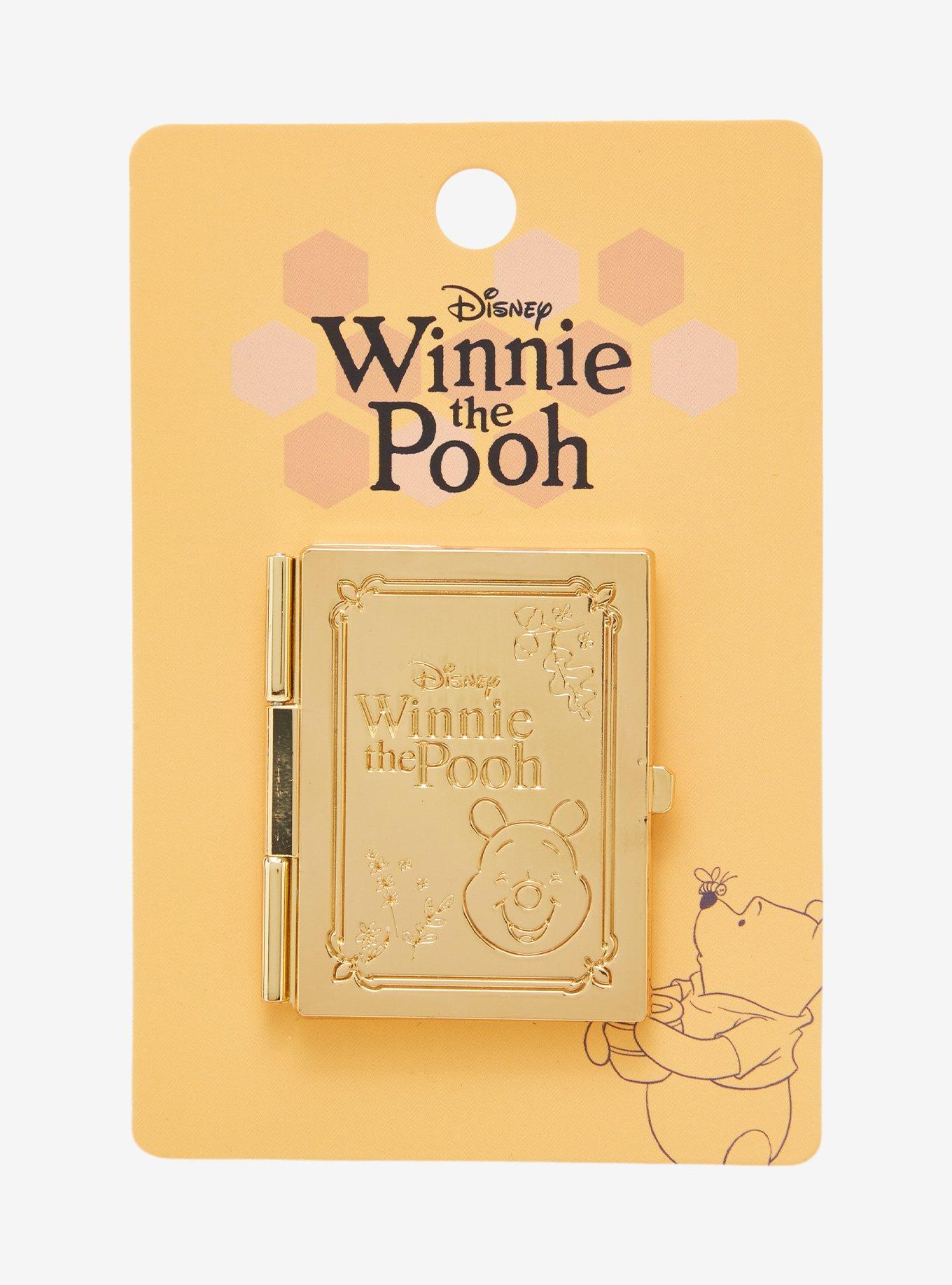 Disney Winnie the Pooh Pooh Bear and Piglet Book Hinged Enamel Pin - BoxLunch Exclusive