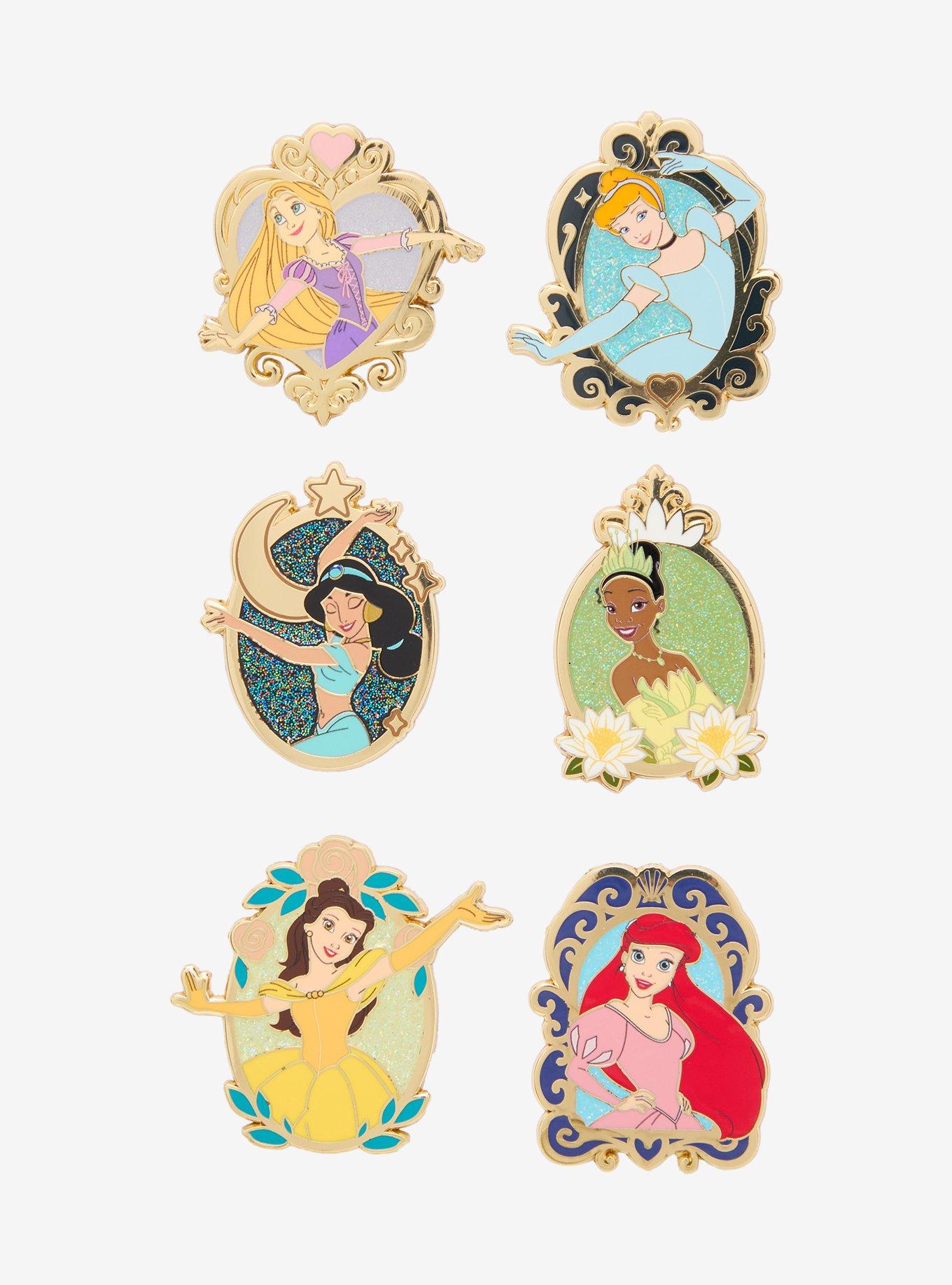 Disney Princess Royal Portrait Blind Box Enamel Pin - BoxLunch Exclusive, , hi-res